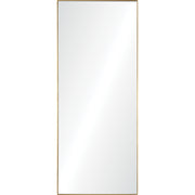Crosland 72" Tall Rectangle Wall Mirror, Yellow-Mirror-DECOROLALA