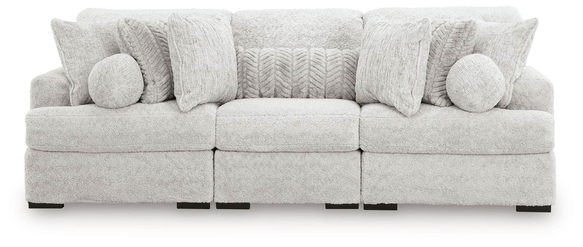 Cuddle Plush Double-Chaise Sectional-Stationary Sectionals-DECOROLALA