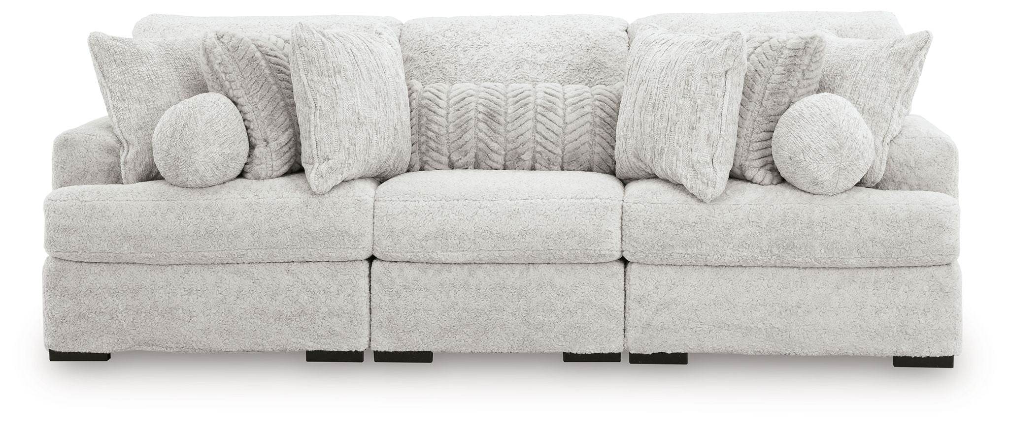 Cuddle Plush Double-Chaise Sectional-Stationary Sectionals-DECOROLALA