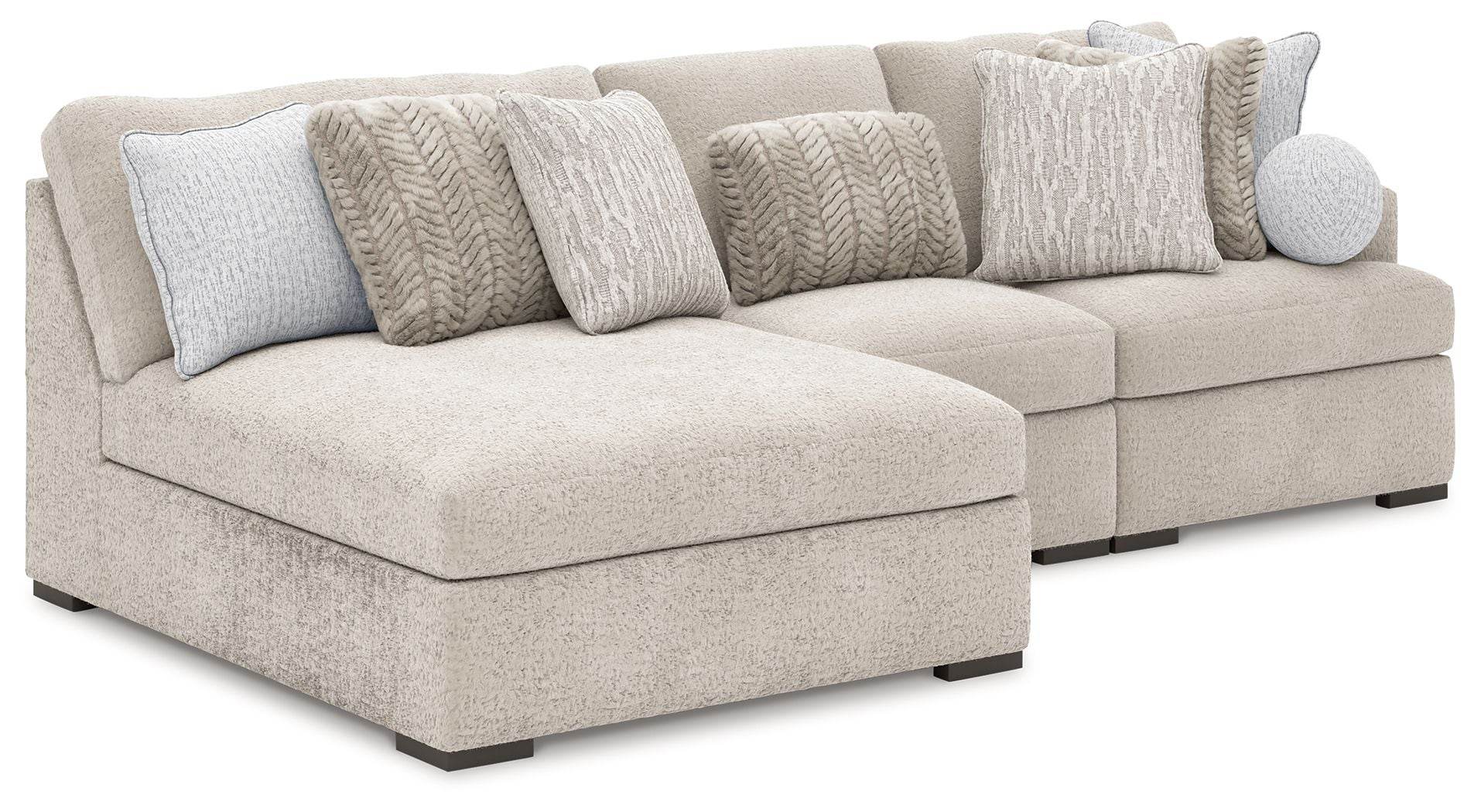 Cuddle Plush Double-Chaise Sectional-Stationary Sectionals-DECOROLALA