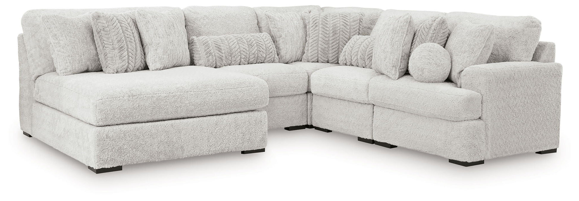 Cuddle Plush Double-Chaise Sectional-Stationary Sectionals-DECOROLALA