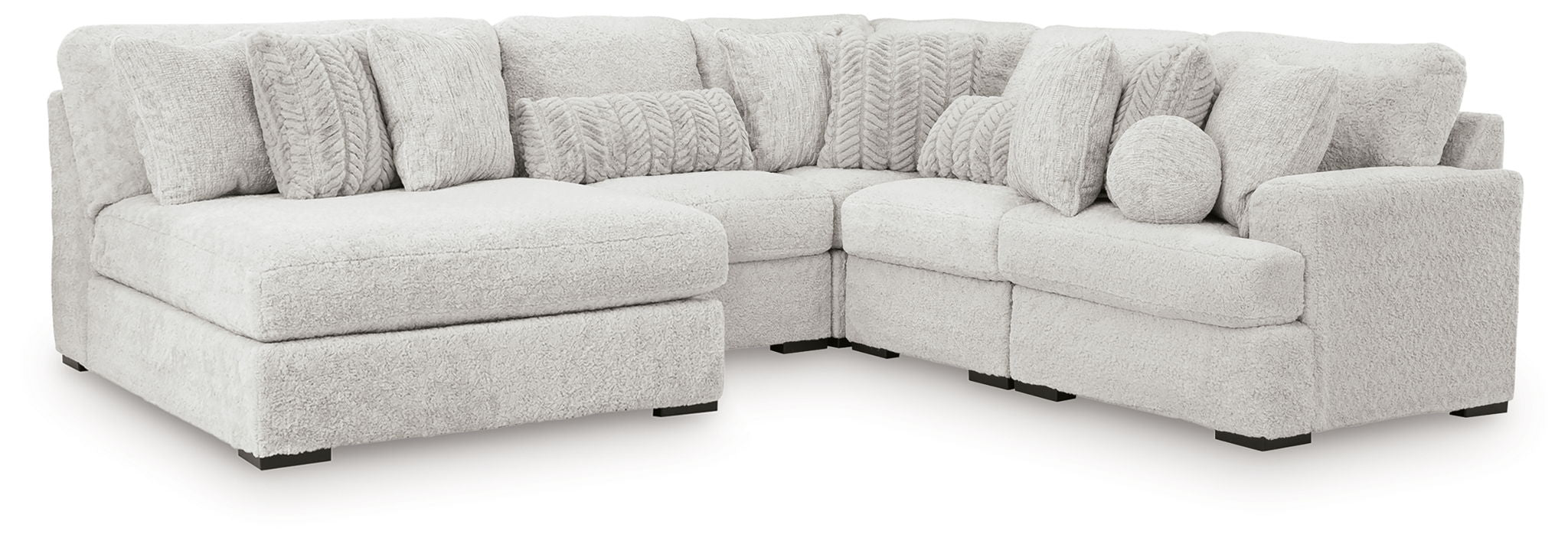Cuddle Plush Double-Chaise Sectional-Stationary Sectionals-DECOROLALA