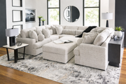 Cuddle Plush Double-Chaise Sectional-Stationary Sectionals-DECOROLALA