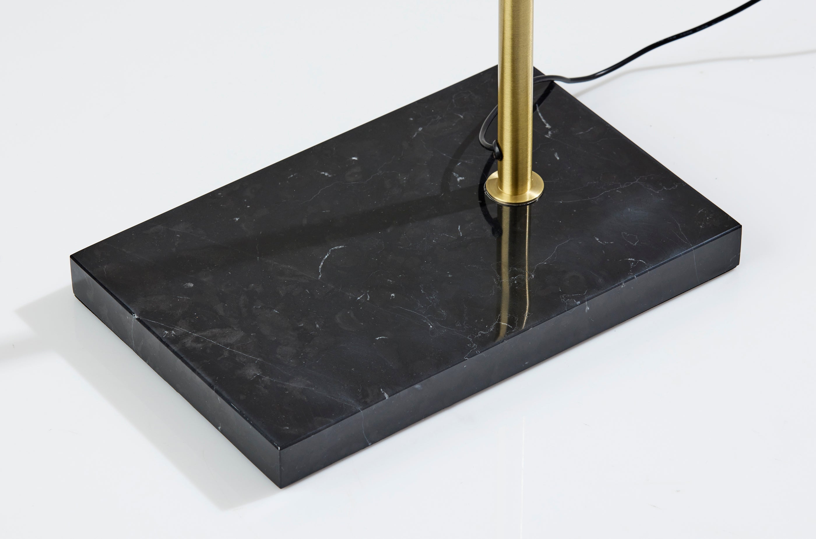 Cullen LED Arc Lamp - Black Marble 74"-Lighting-DECOROLALA