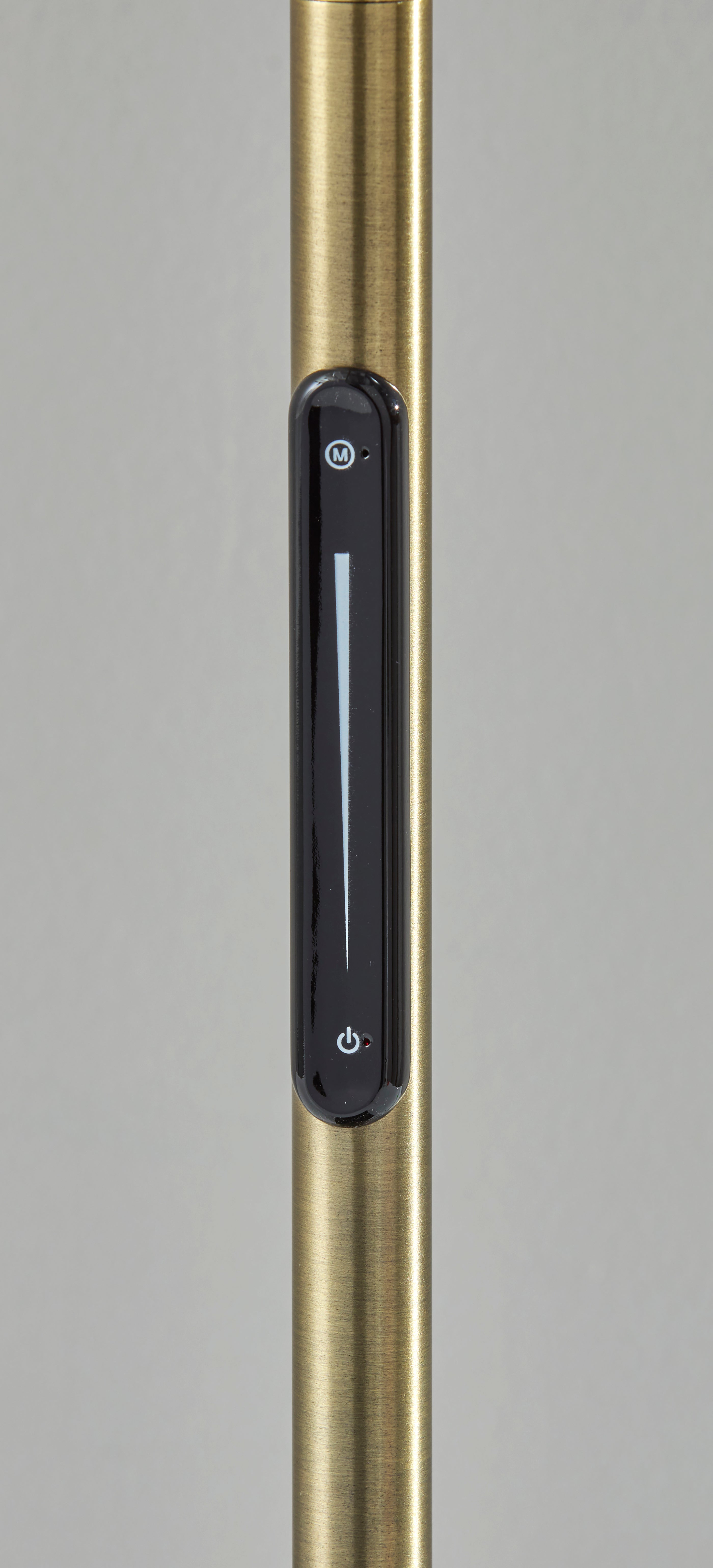Cullen LED Desk Lamp - Black Marble 24" Dimmer-Lighting-DECOROLALA