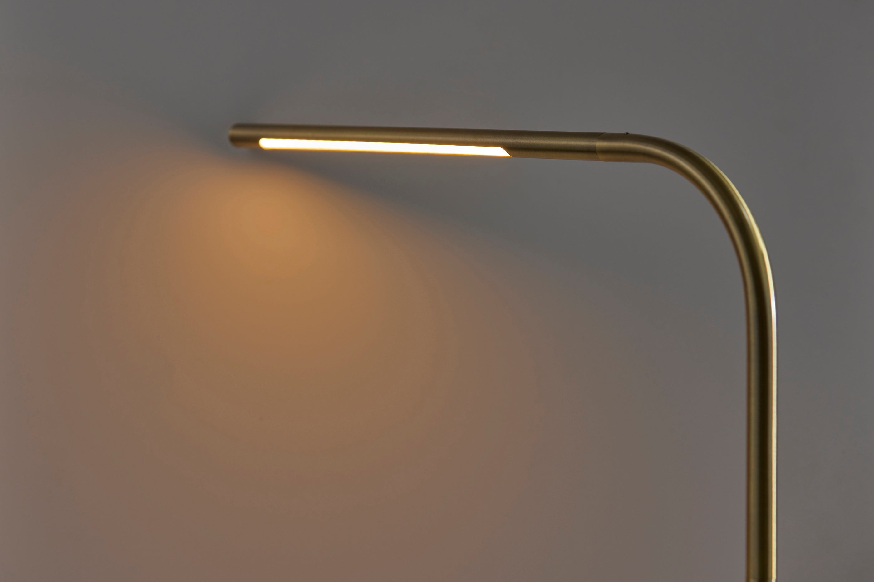 Cullen LED Desk Lamp - Black Marble 24" Dimmer-Lighting-DECOROLALA