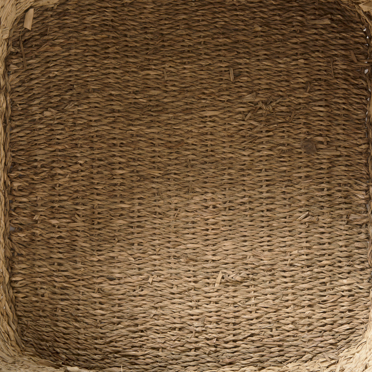 Cullen Square Seagrass Baskets - Set of 3 Grey-Decorative Baskets-DECOROLALA