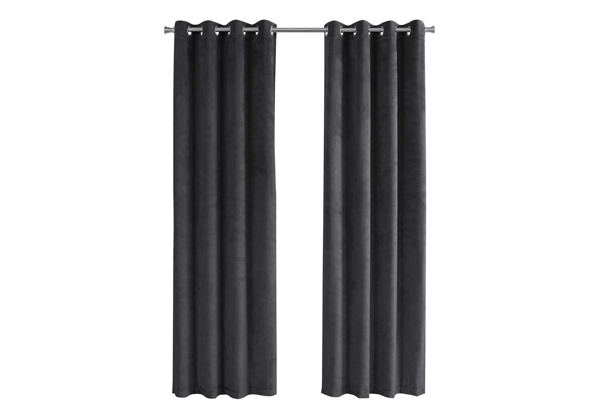 Curtain Panel - 2pcs / 52"W X 84"H Beige Room Darkening-Curtain-DECOROLALA