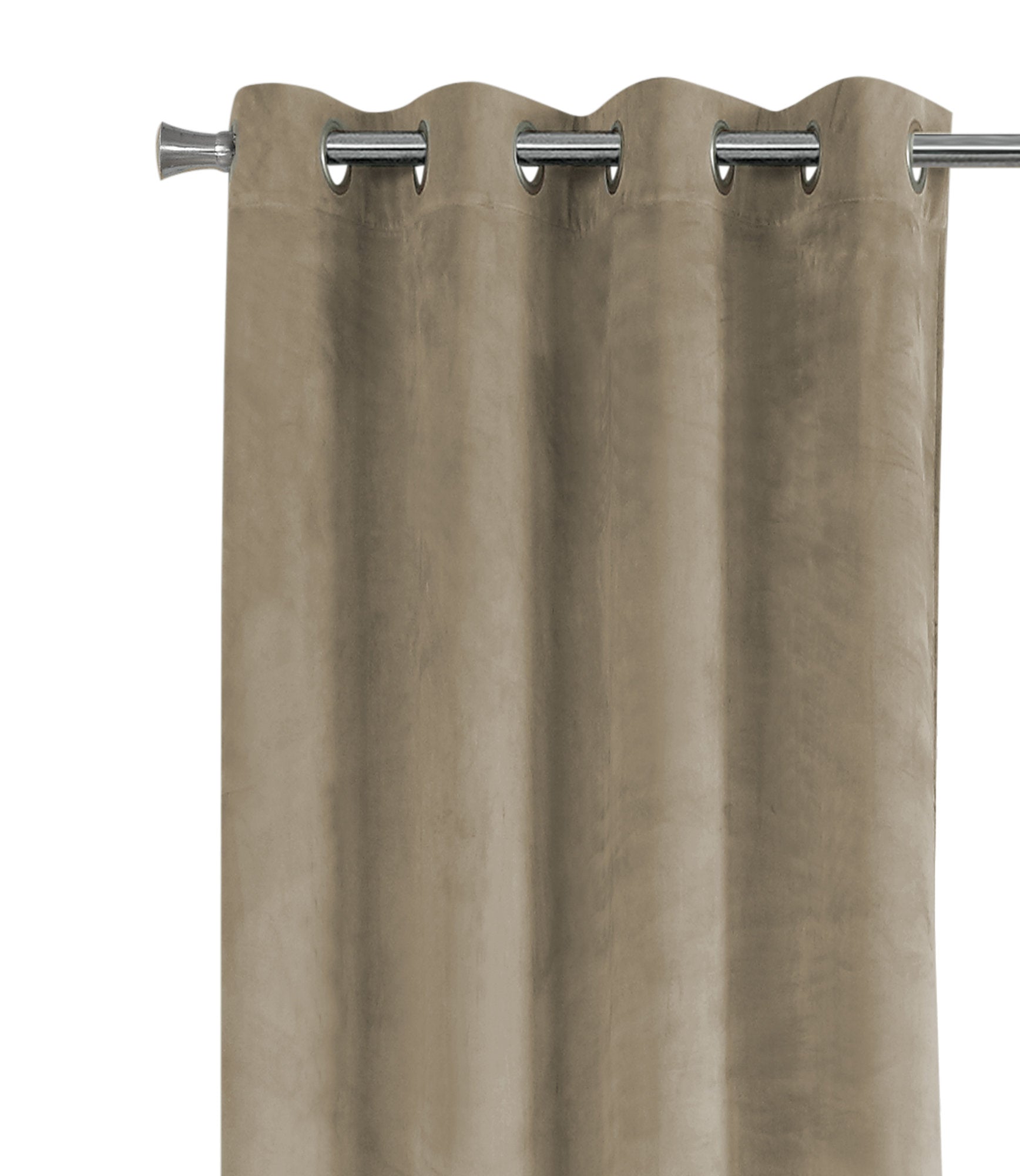 Curtain Panel - 2pcs / 52"W X 84"H Beige Room Darkening-Curtain-DECOROLALA