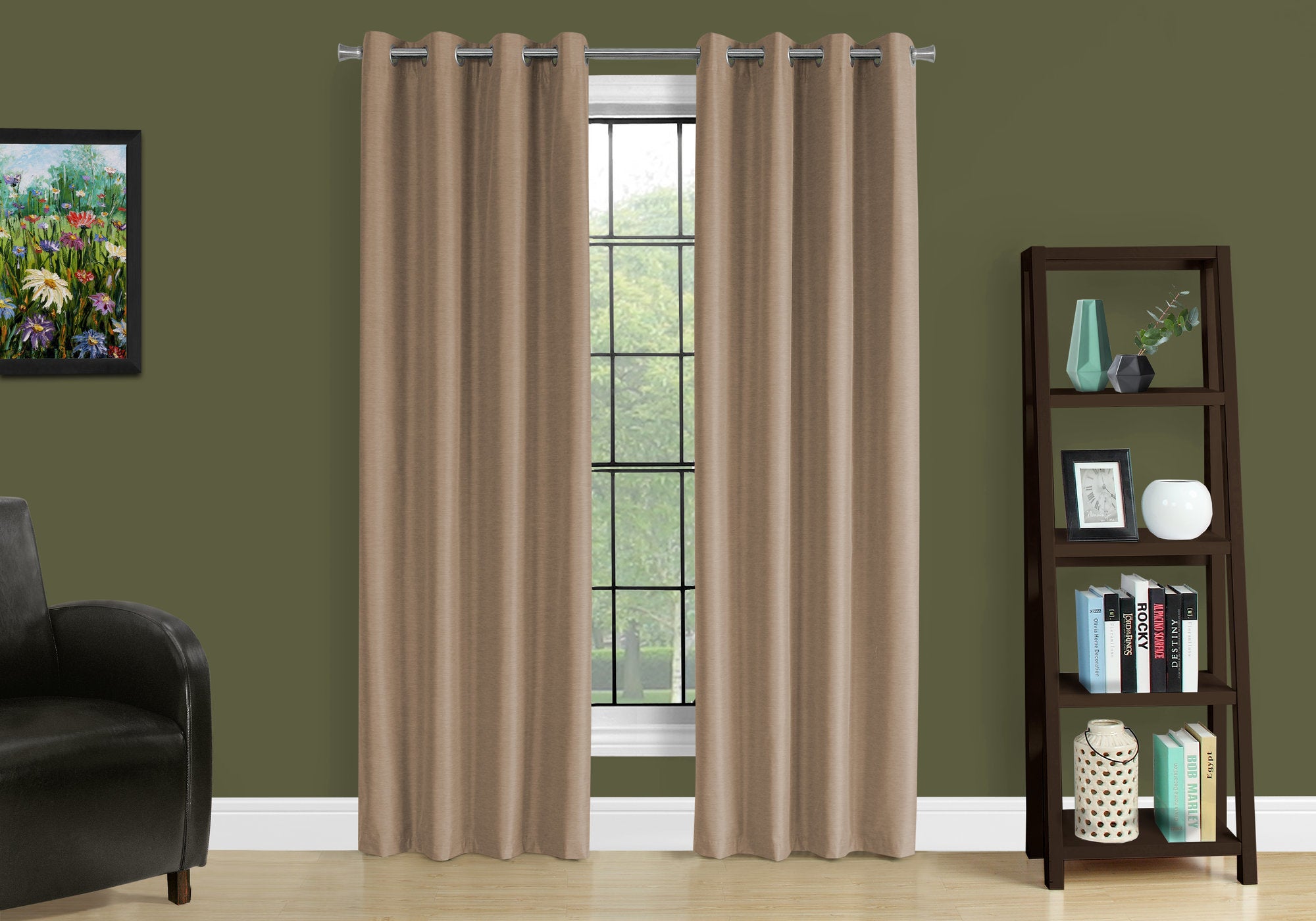 Curtain Panel - 2pcs / 52"W X 84"H Silver Solid Blackout-Curtain-DECOROLALA