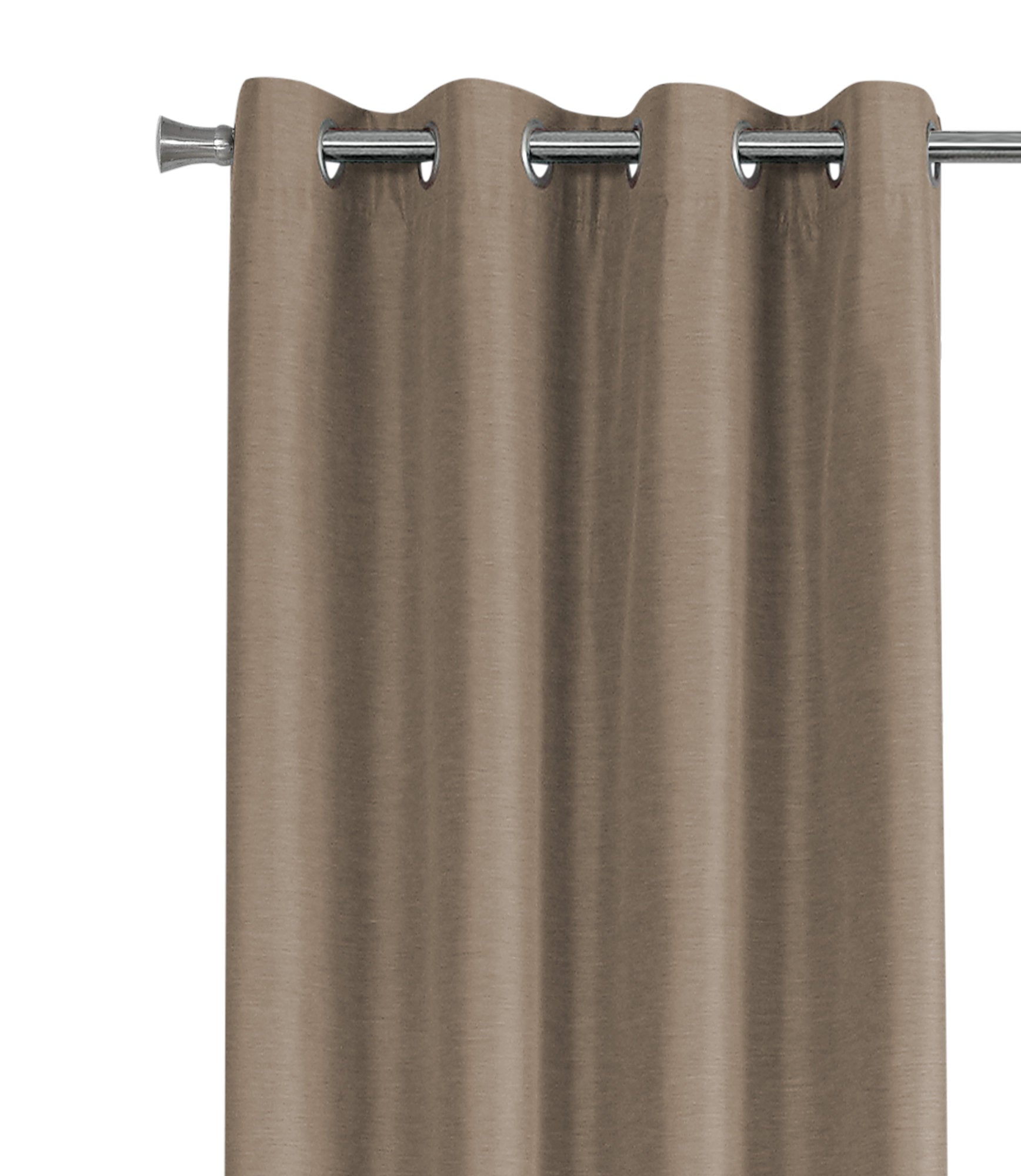 Curtain Panel - 2pcs / 52"W X 84"H Silver Solid Blackout-Curtain-DECOROLALA