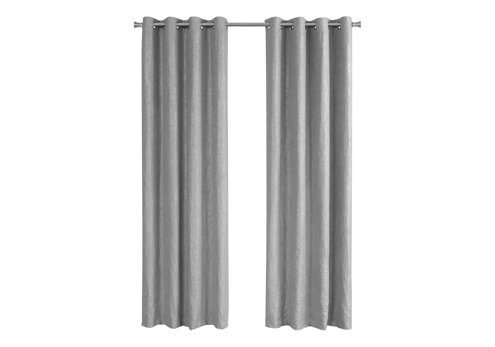 Curtain Panel - 2pcs / 52"W X 95"H Ivory Room Darkening-Curtain-DECOROLALA
