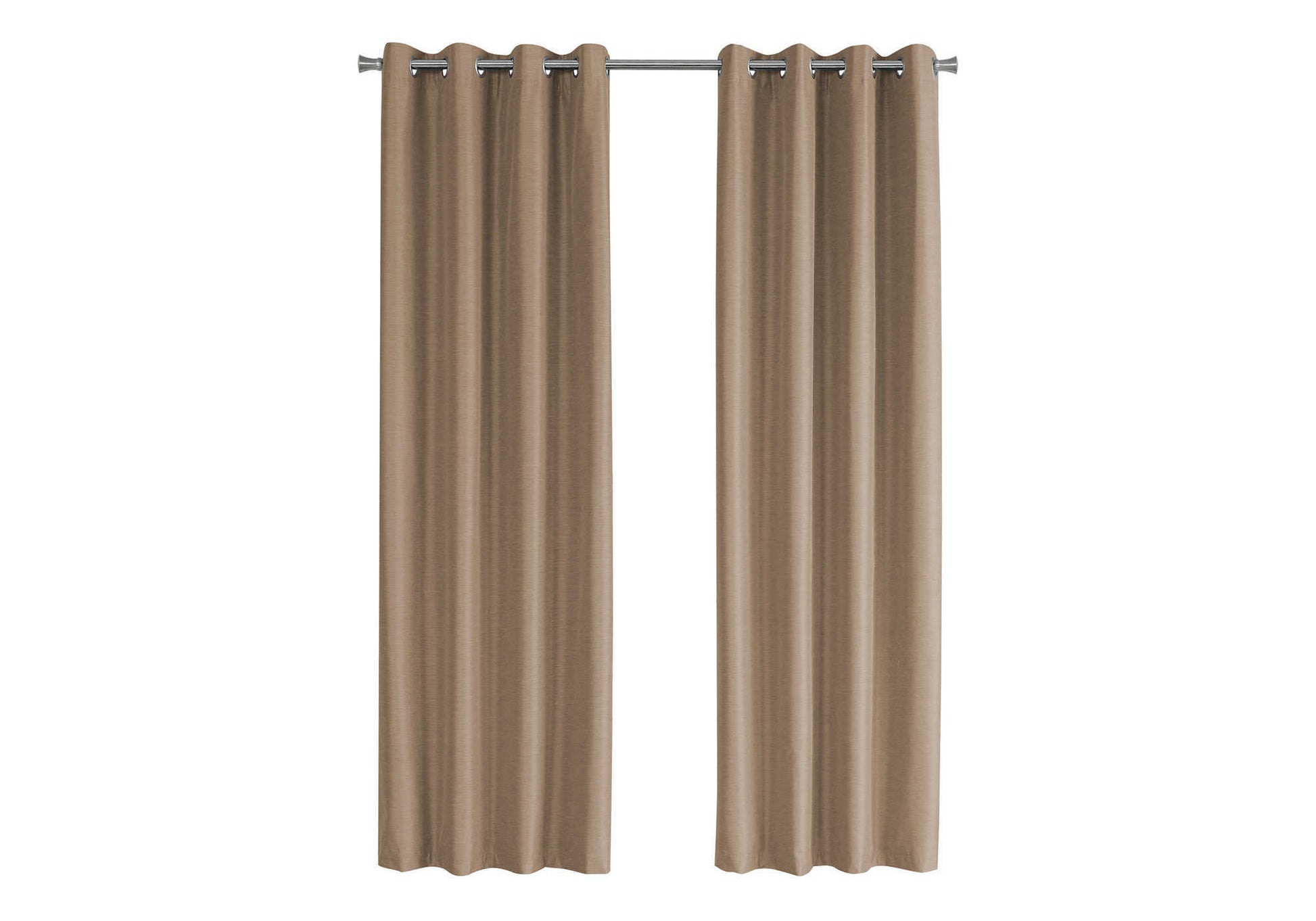 Curtain Panel - 2pcs / 52"W X 95"H Silver Solid Blackout-Curtain-DECOROLALA
