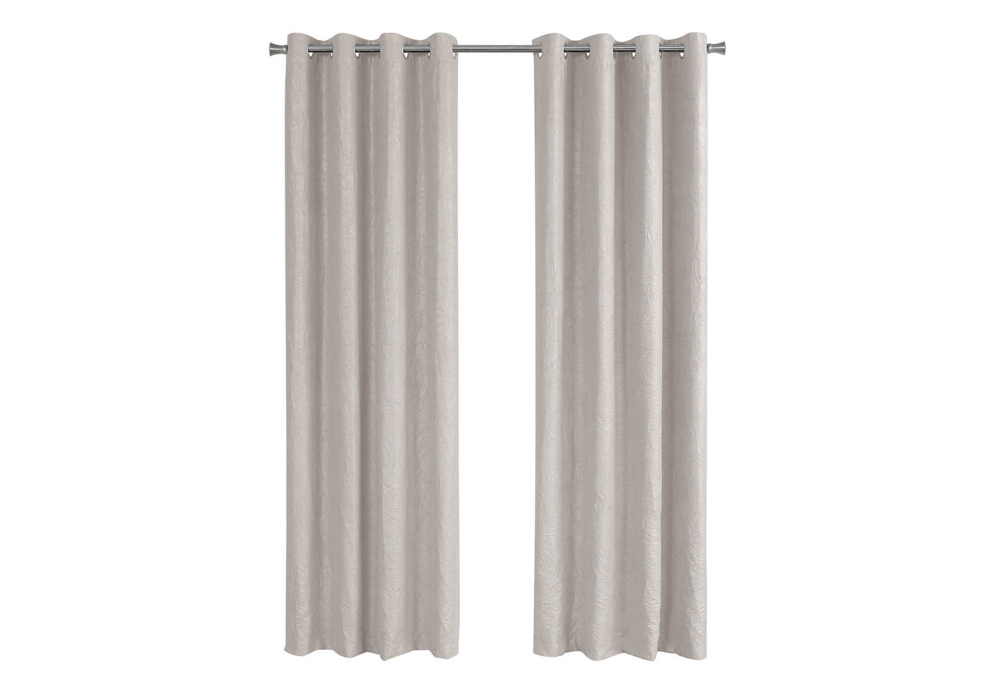 Curtain Panel Set 2pc 52"W x 95"H Ivory Room Darkening-Curtain-DECOROLALA