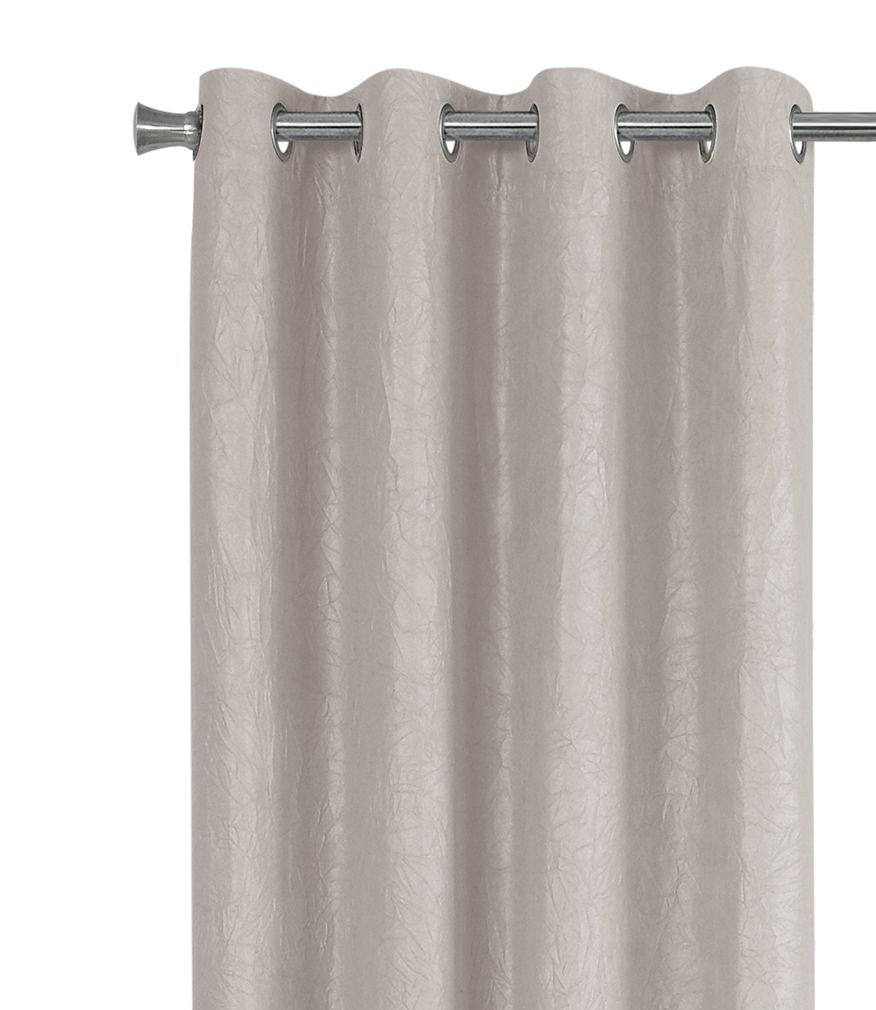 Curtain Panel Set 2pc 52"W x 95"H Ivory Room Darkening-Curtain-DECOROLALA