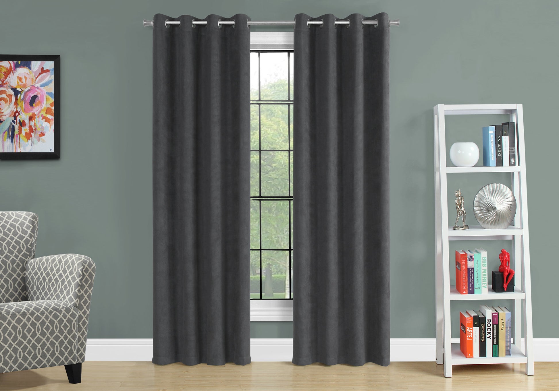 Curtain Panel Set 2pc 54"W x 95"H Beige Room Darkening-Curtain-DECOROLALA