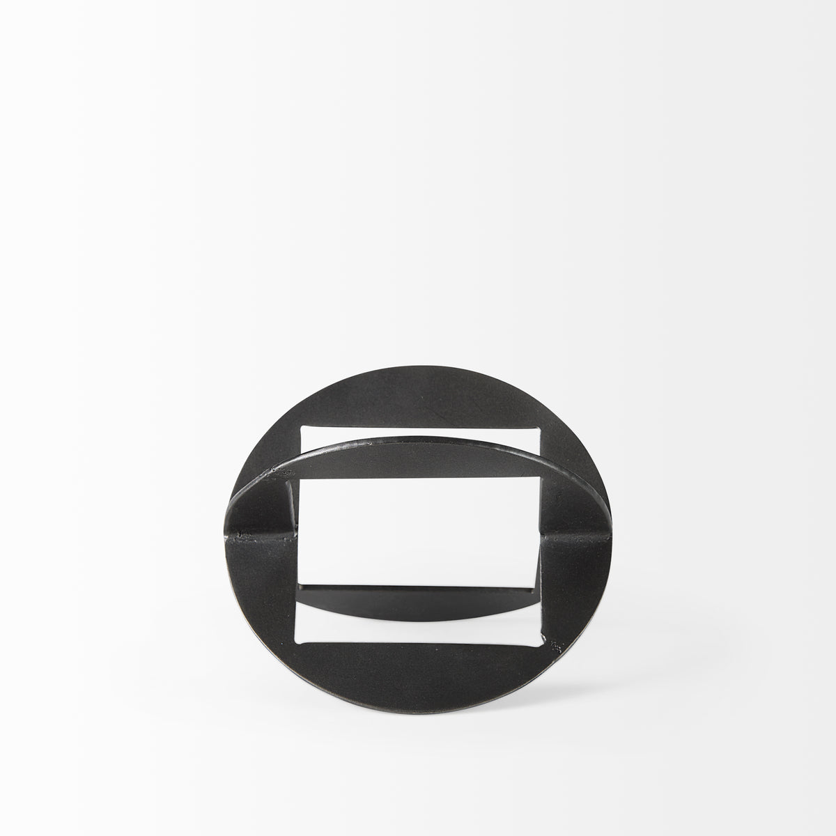 Cusco I Small Geometric Metal Decorative Object - Antiqued Gold-Decorative Objects-DECOROLALA
