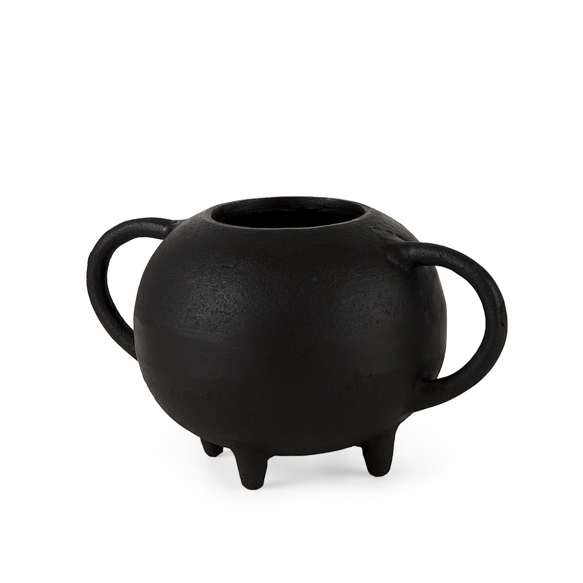 Cyrus Black Spherical Vase Decorative Object-Objects-DECOROLALA
