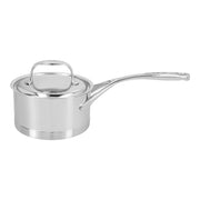 DEMEYERE Atlantis 7 1 L 18/10 Stainless Steel Round Sauce Pan With Lid, Silver-Saucepan-DECOROLALA