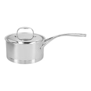 DEMEYERE Atlantis 7 2.2 L 18/10 Stainless Steel Round Sauce Pan With Lid, Silver-Saucepan-DECOROLALA