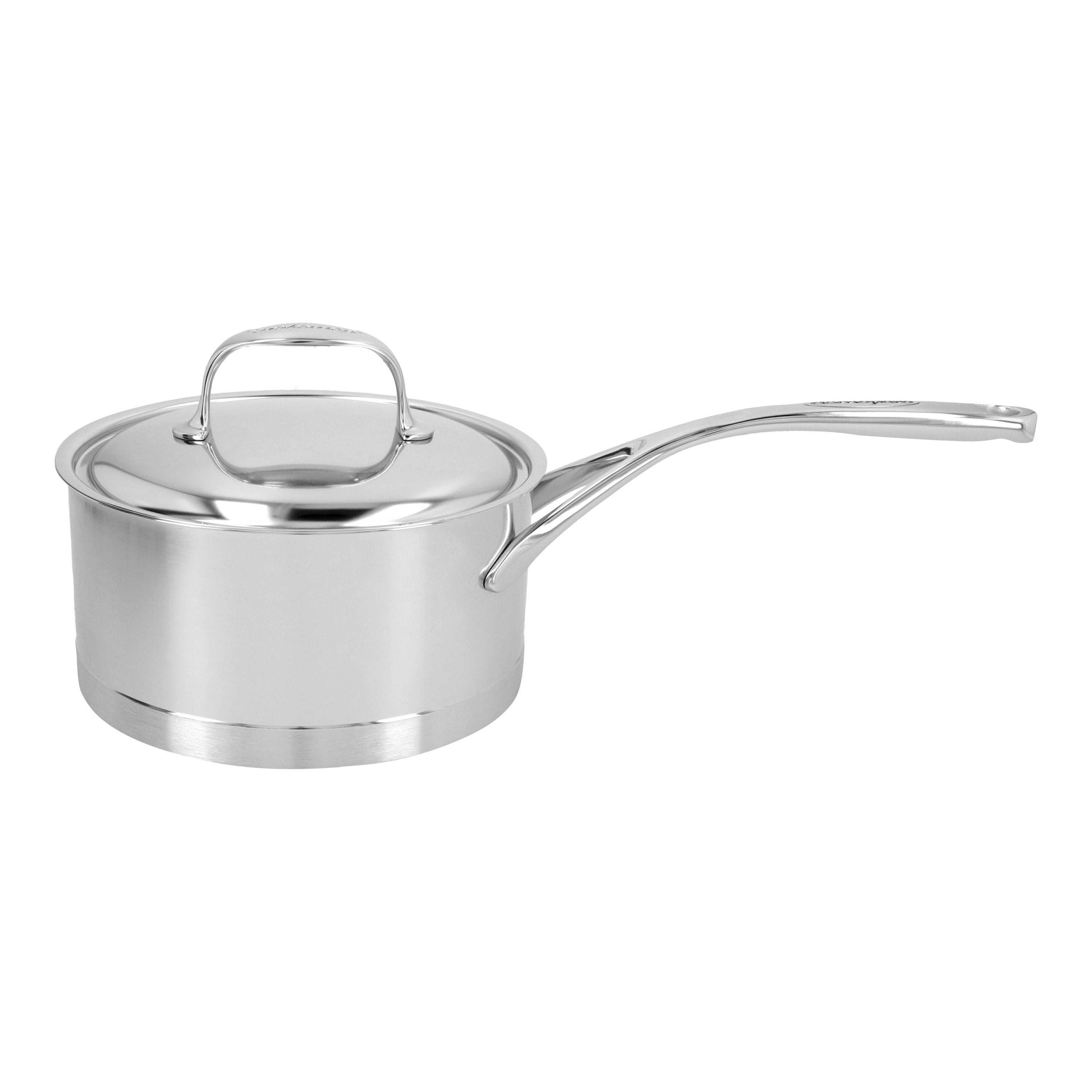 DEMEYERE Atlantis 7 2.2 L 18/10 Stainless Steel Round Sauce Pan With Lid, Silver-Saucepan-DECOROLALA