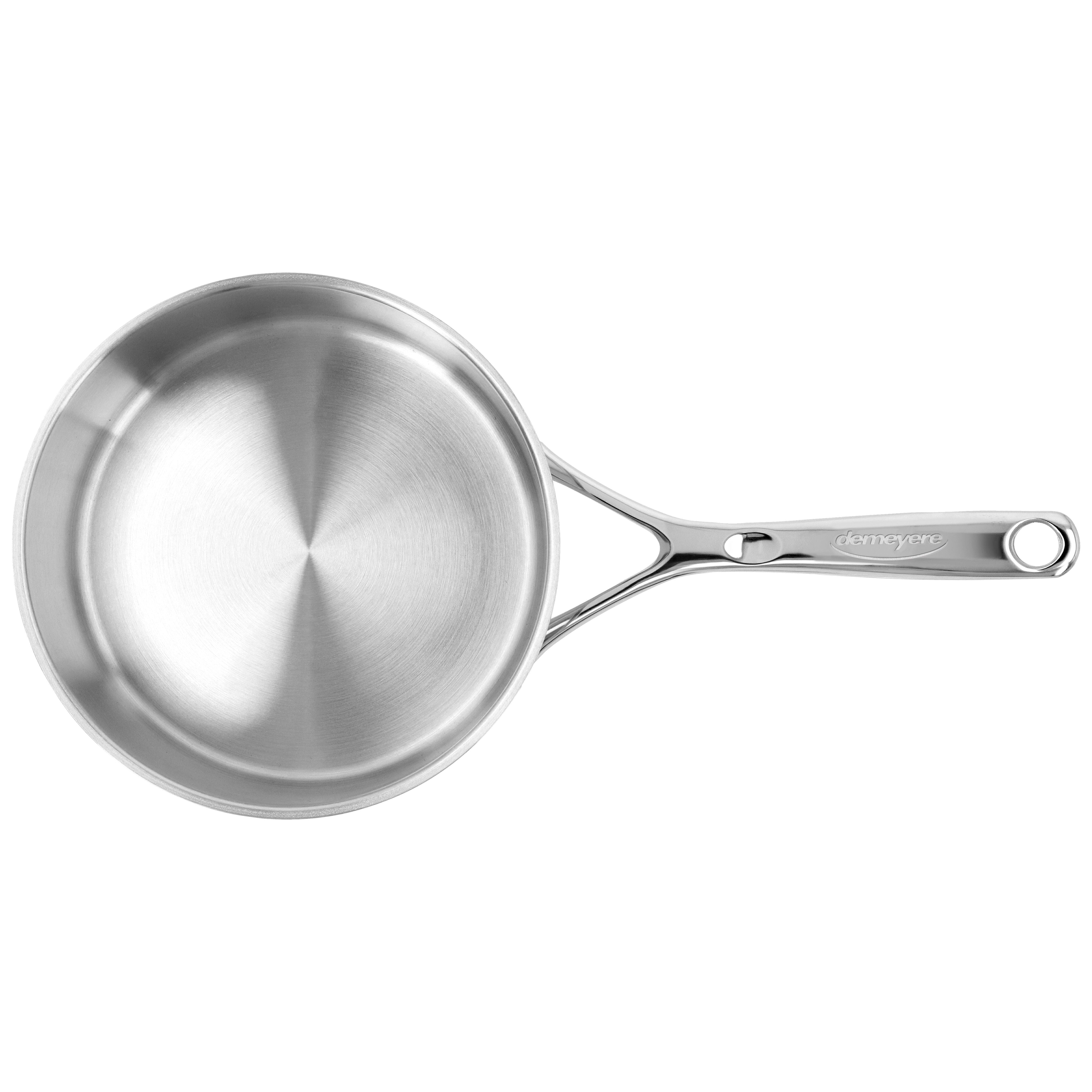 DEMEYERE Atlantis 7 3 L 18/10 Stainless Steel Round Sauce Pan With Lid, Silver-Saucepan-DECOROLALA
