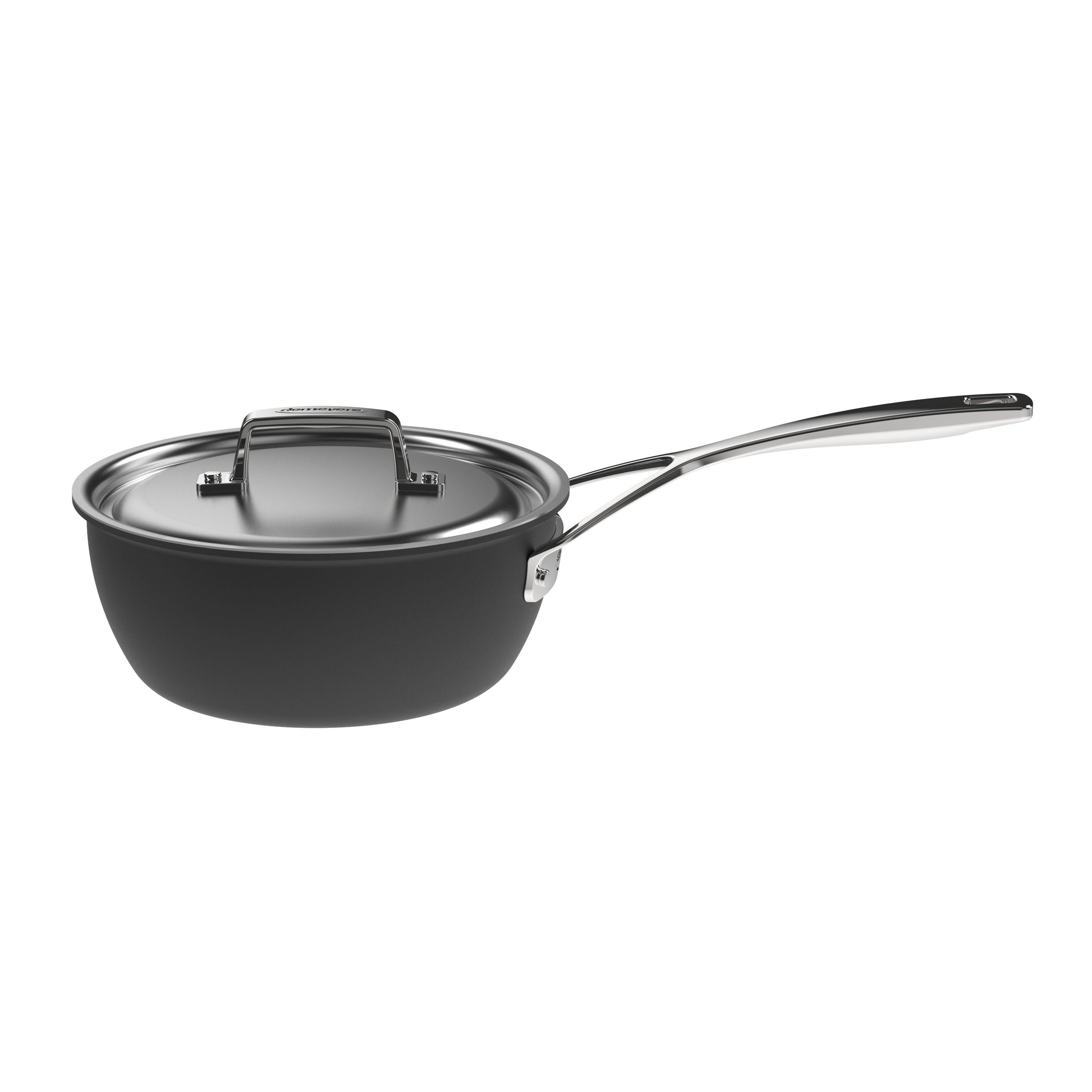 DEMEYERE Black 5 2-Quart Sauteuse - Black-Saucepan-DECOROLALA