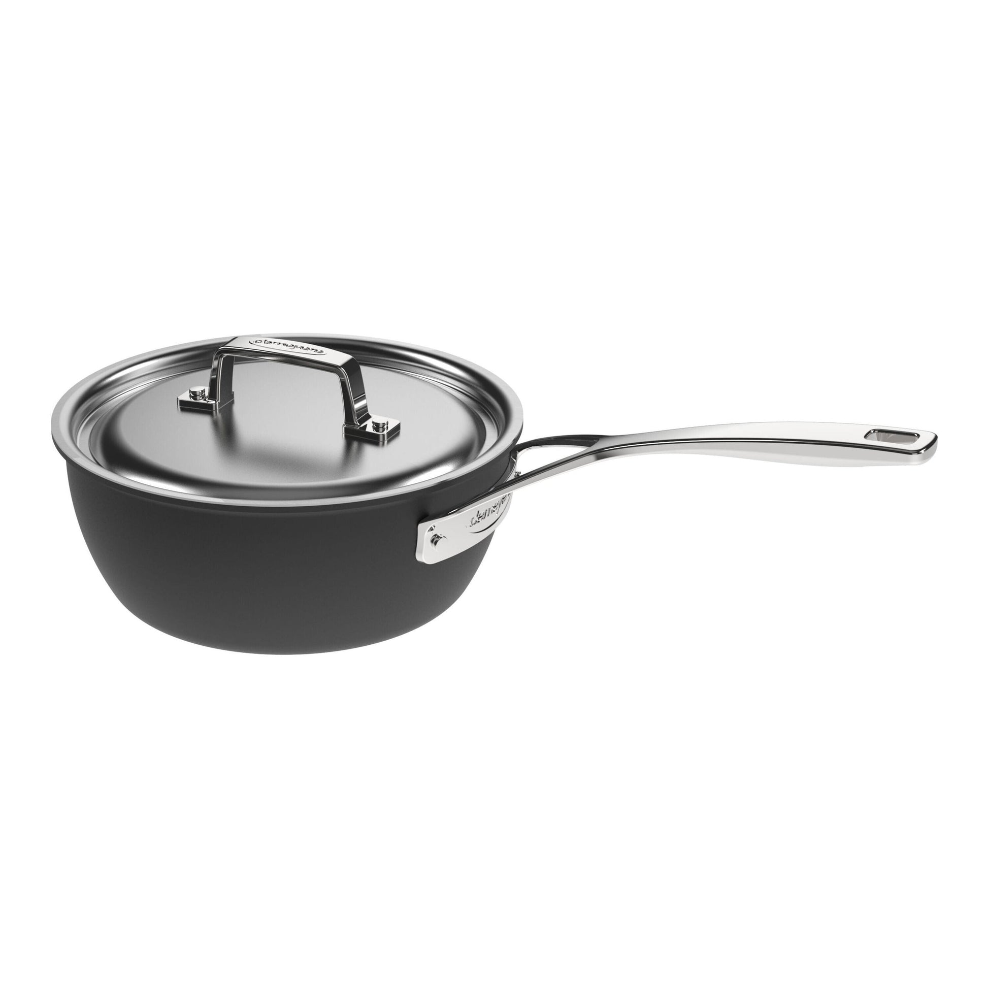 DEMEYERE Black 5 2-Quart Sauteuse - Black-Saucepan-DECOROLALA