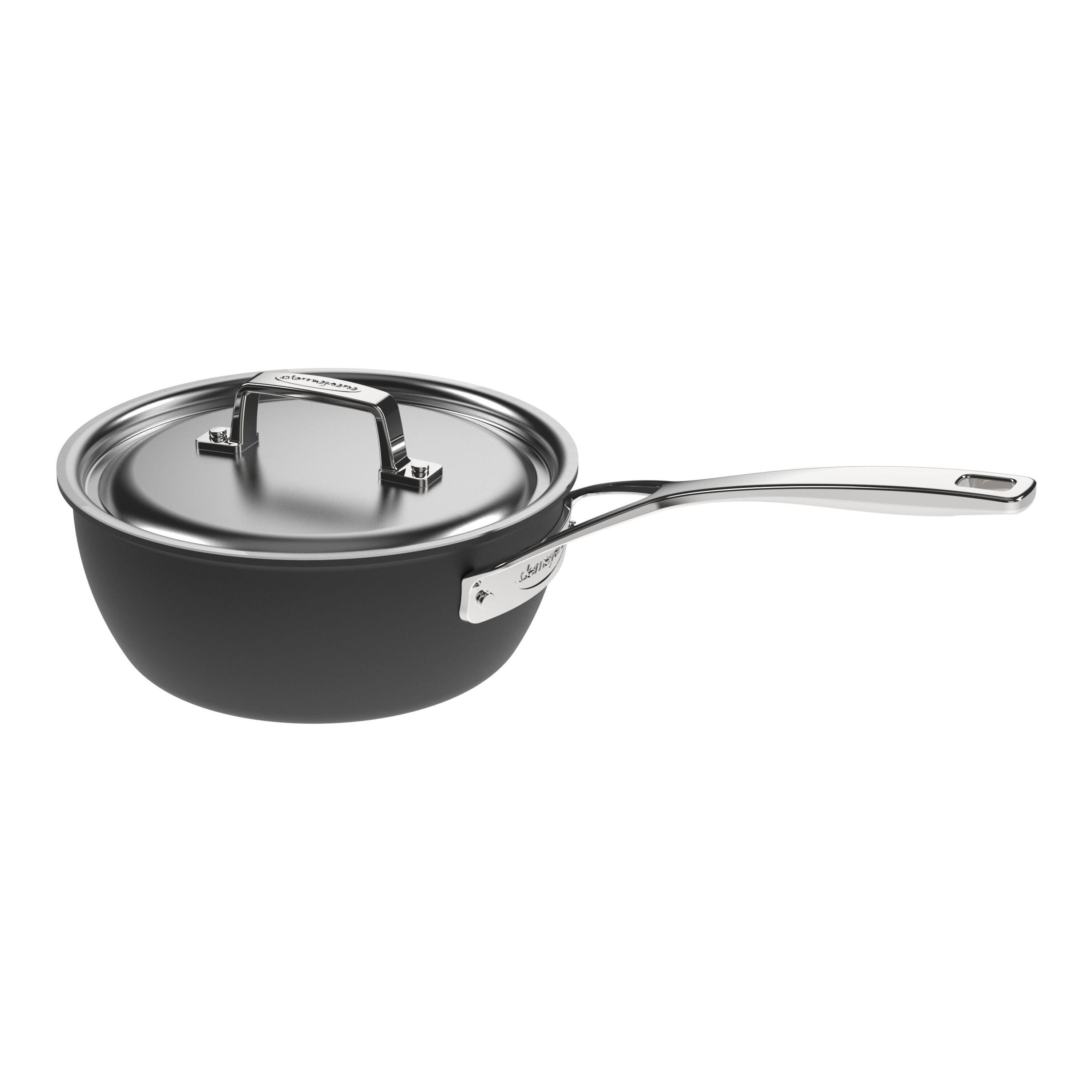 DEMEYERE Black 5 2-Quart Sauteuse - Black-Saucepan-DECOROLALA