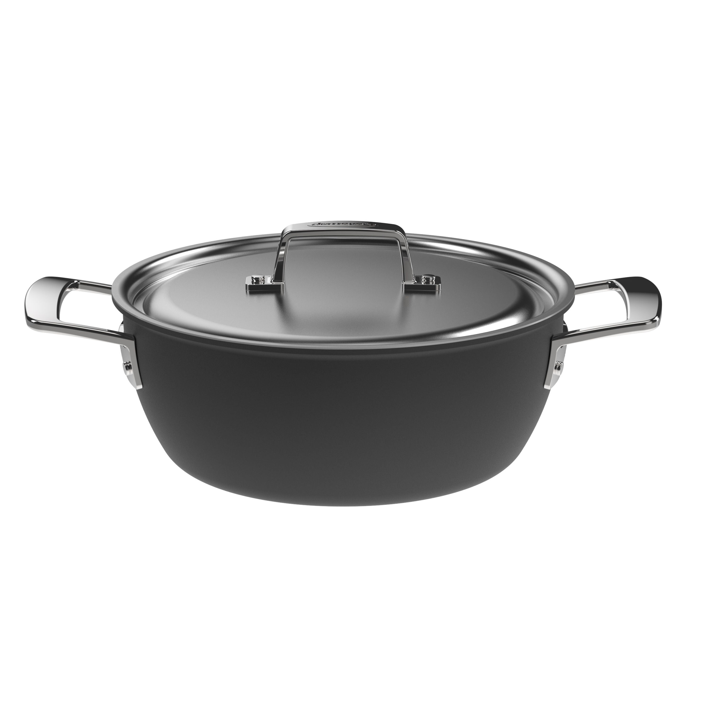 DEMEYERE Black 5 Dutch Oven 3.5 Qt Stainless Steel-Saucepan-DECOROLALA