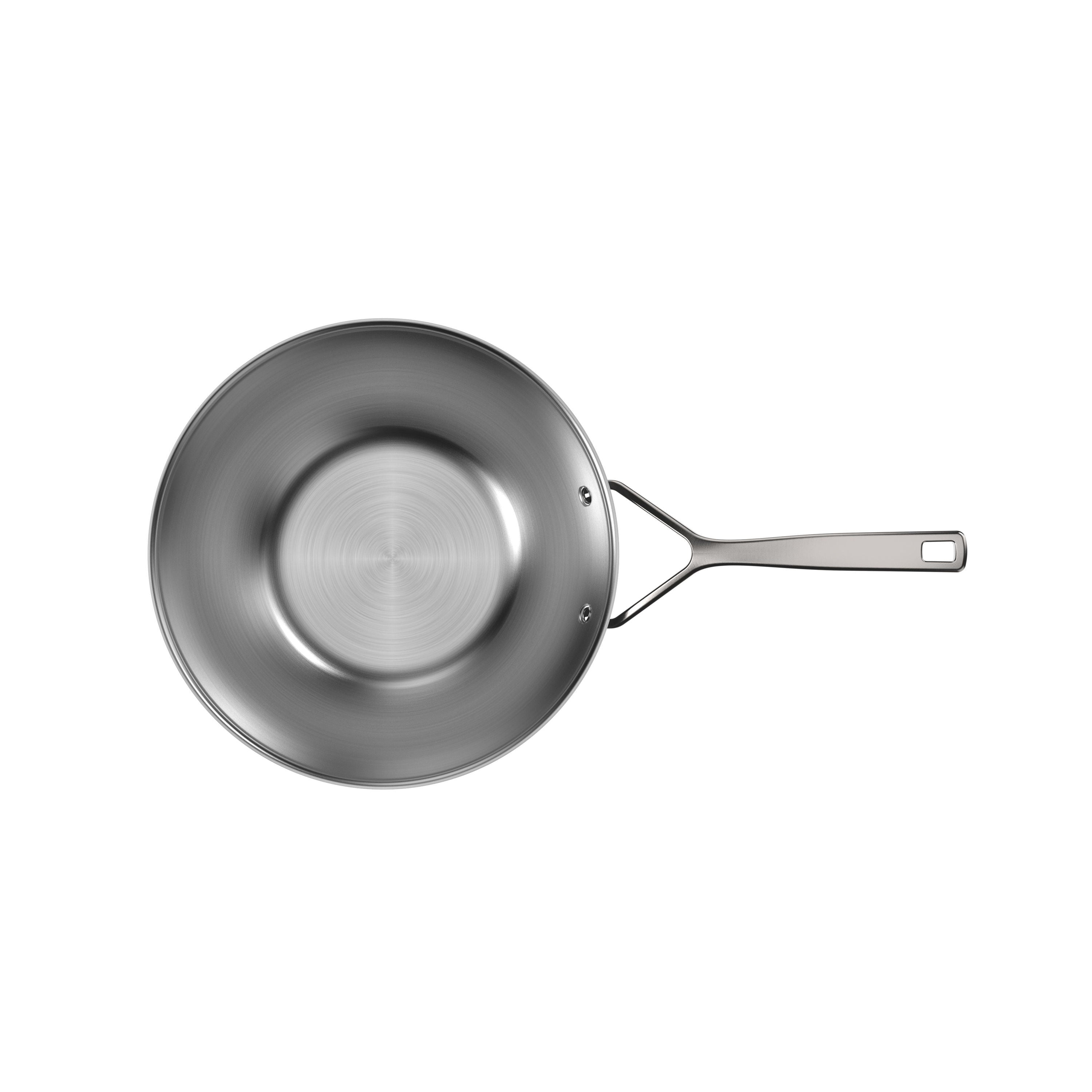 DEMEYERE Black 5 Wok 30cm 18/10 Stainless Steel-Wok-DECOROLALA