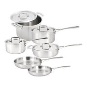 DEMEYERE Essential 5 10 Piece 18/10 Stainless Steel Cookware Set-Cookware-DECOROLALA