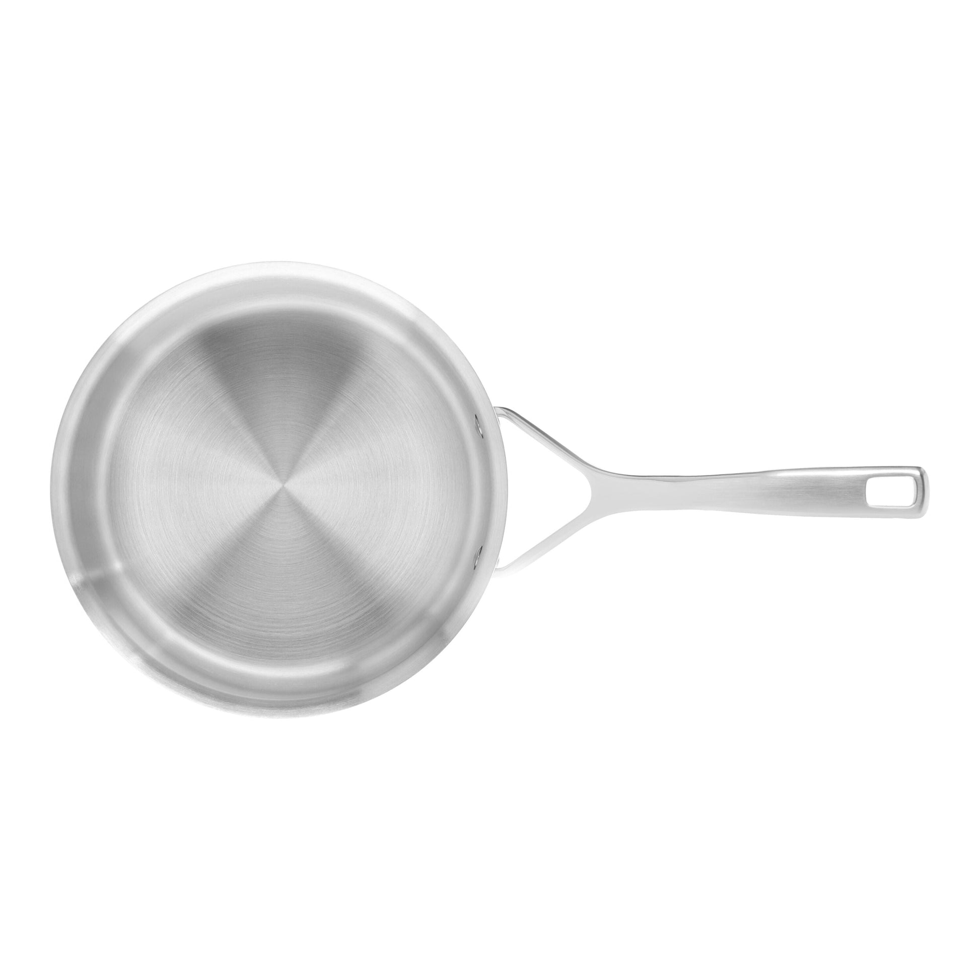 DEMEYERE Essential 5 1.4 L 18/10 Stainless Steel Round Sauce Pan, Silver-Cookware-DECOROLALA