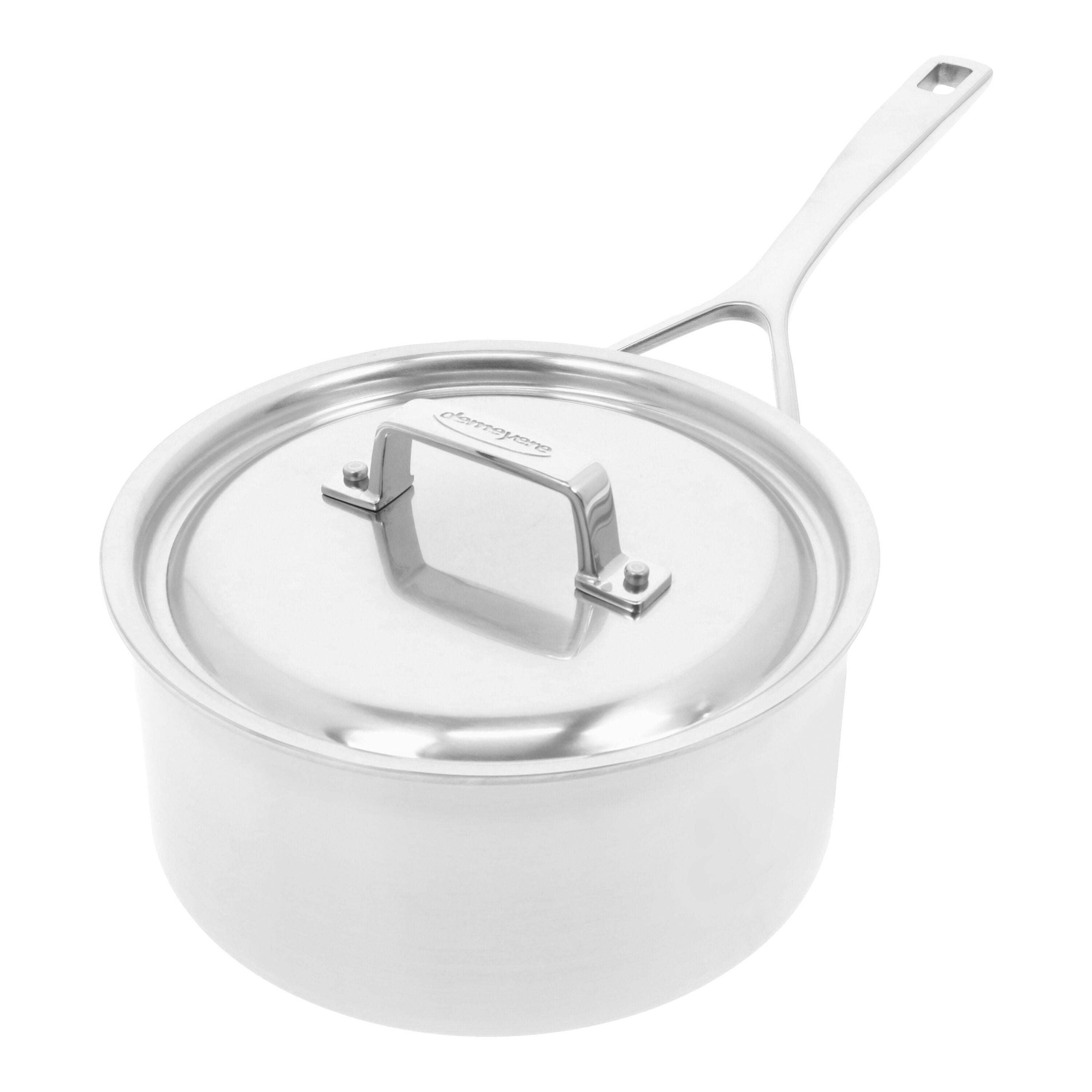 DEMEYERE Essential 5 2.8L Sauce Pan with Lid - Silver-DECOROLALA