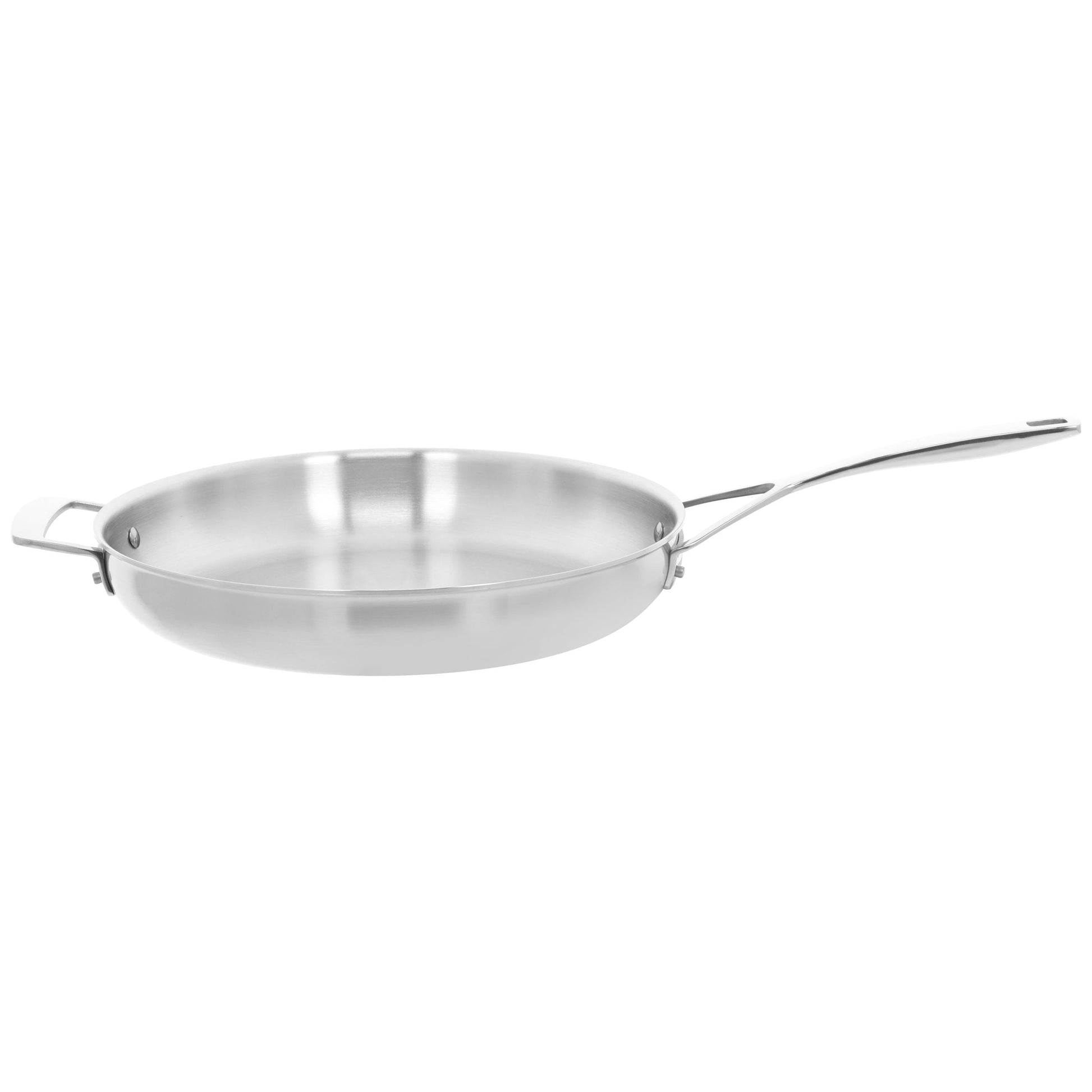 DEMEYERE Essential 5 32 cm / 12.5 inch 18/10 Stainless Steel Frying Pan With Lid-Frying Pan-DECOROLALA