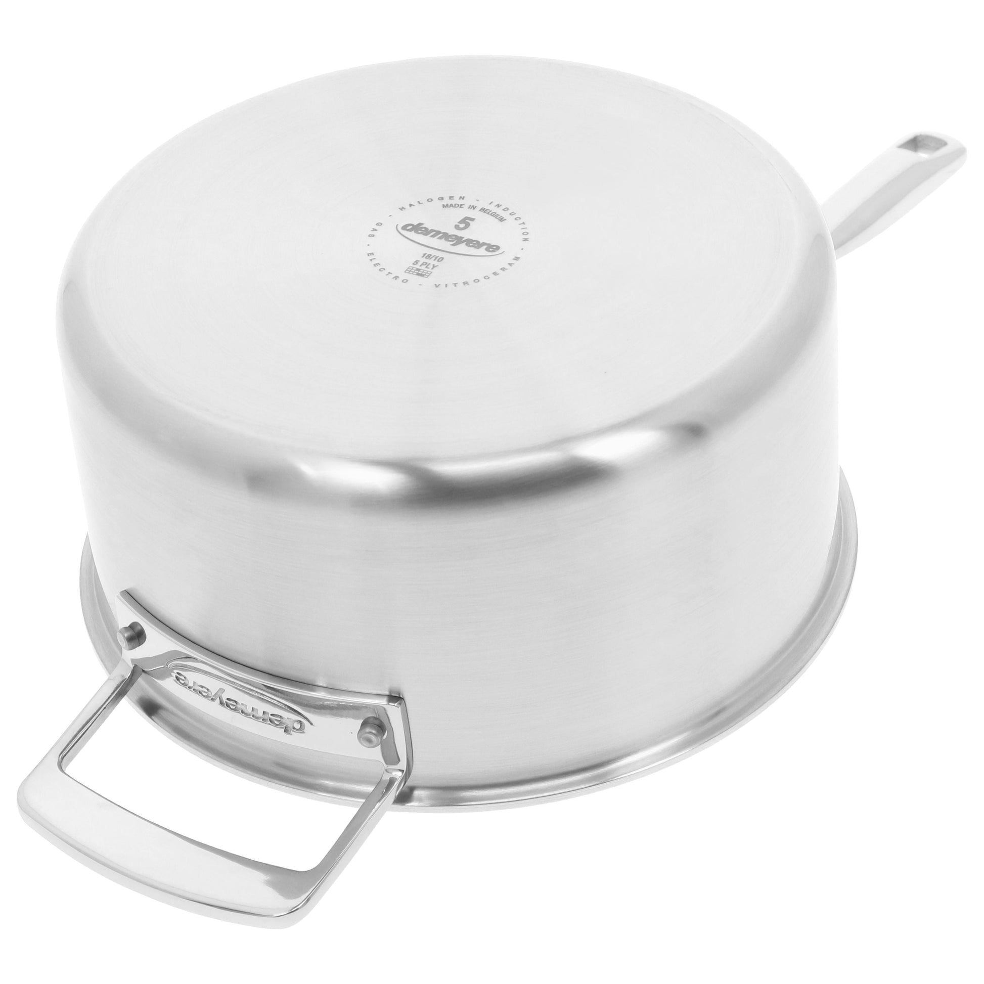 DEMEYERE Essential 5 3.8L Sauce Pan with Lid Silver-Frying Pan-DECOROLALA