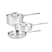 DEMEYERE Essential 5 5 Piece 18/10 Stainless Steel Cookware Set-Cookware Set-DECOROLALA