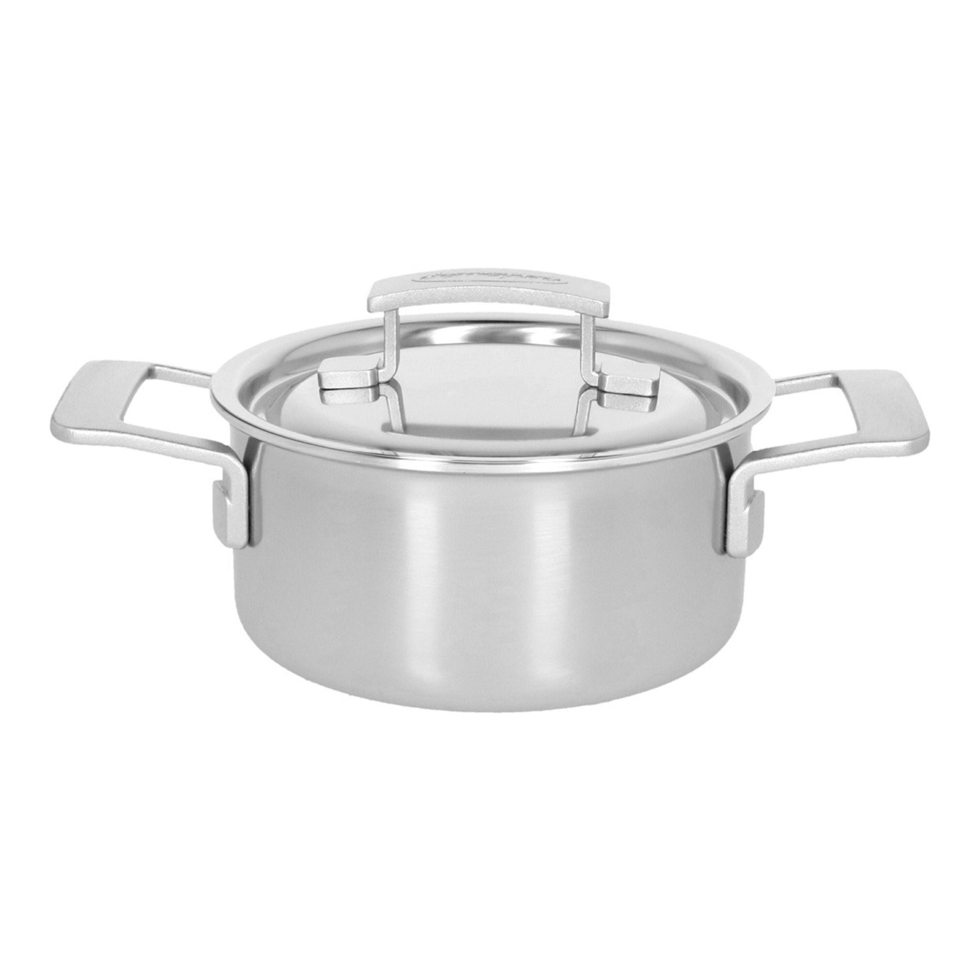 DEMEYERE Industry 5 1.5 L 18/10 Stainless Steel Stew Pot With Lid-Cookware-DECOROLALA