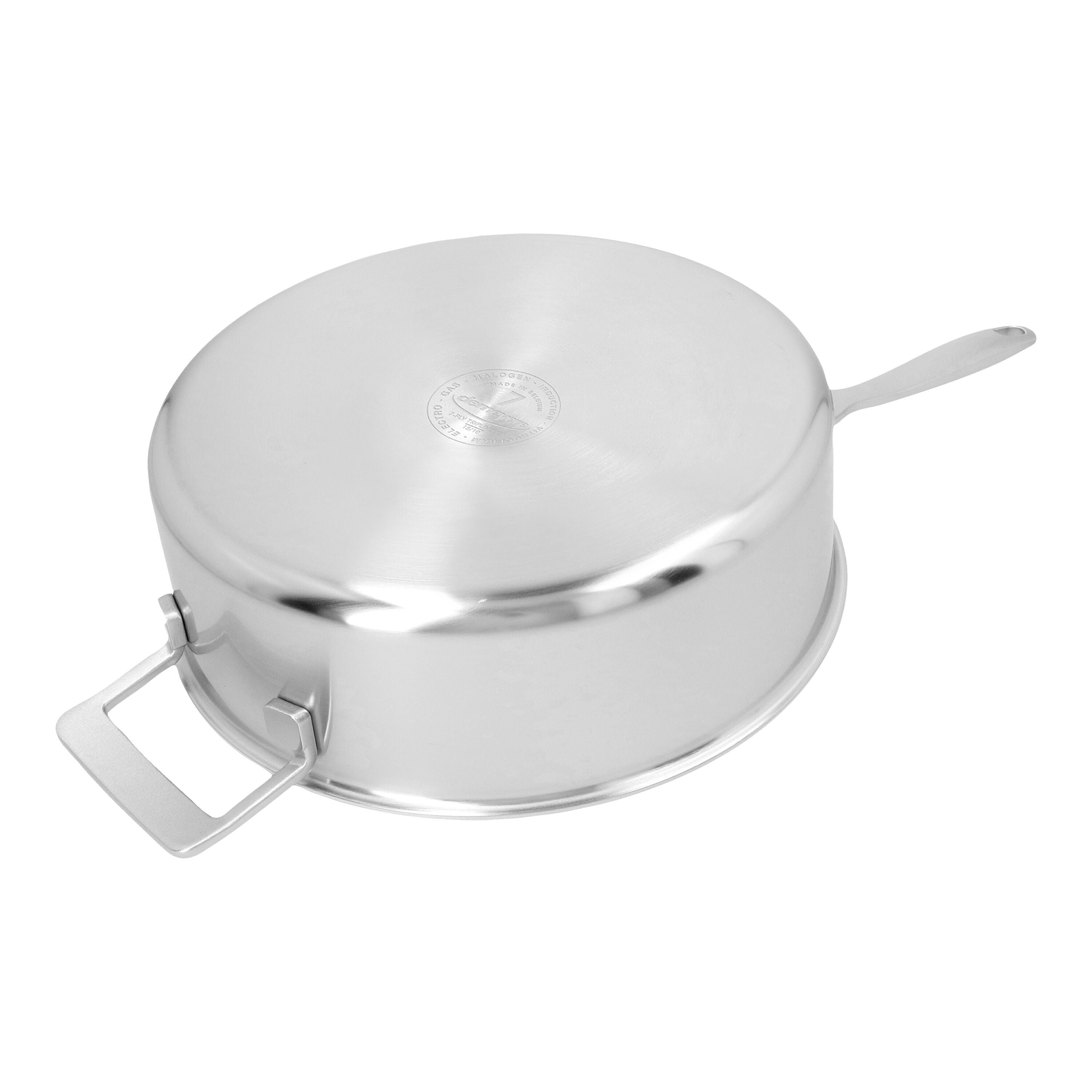 DEMEYERE Industry 5 28 cm 18/10 Stainless Steel Saute Pan With Lid-Saucepan-DECOROLALA