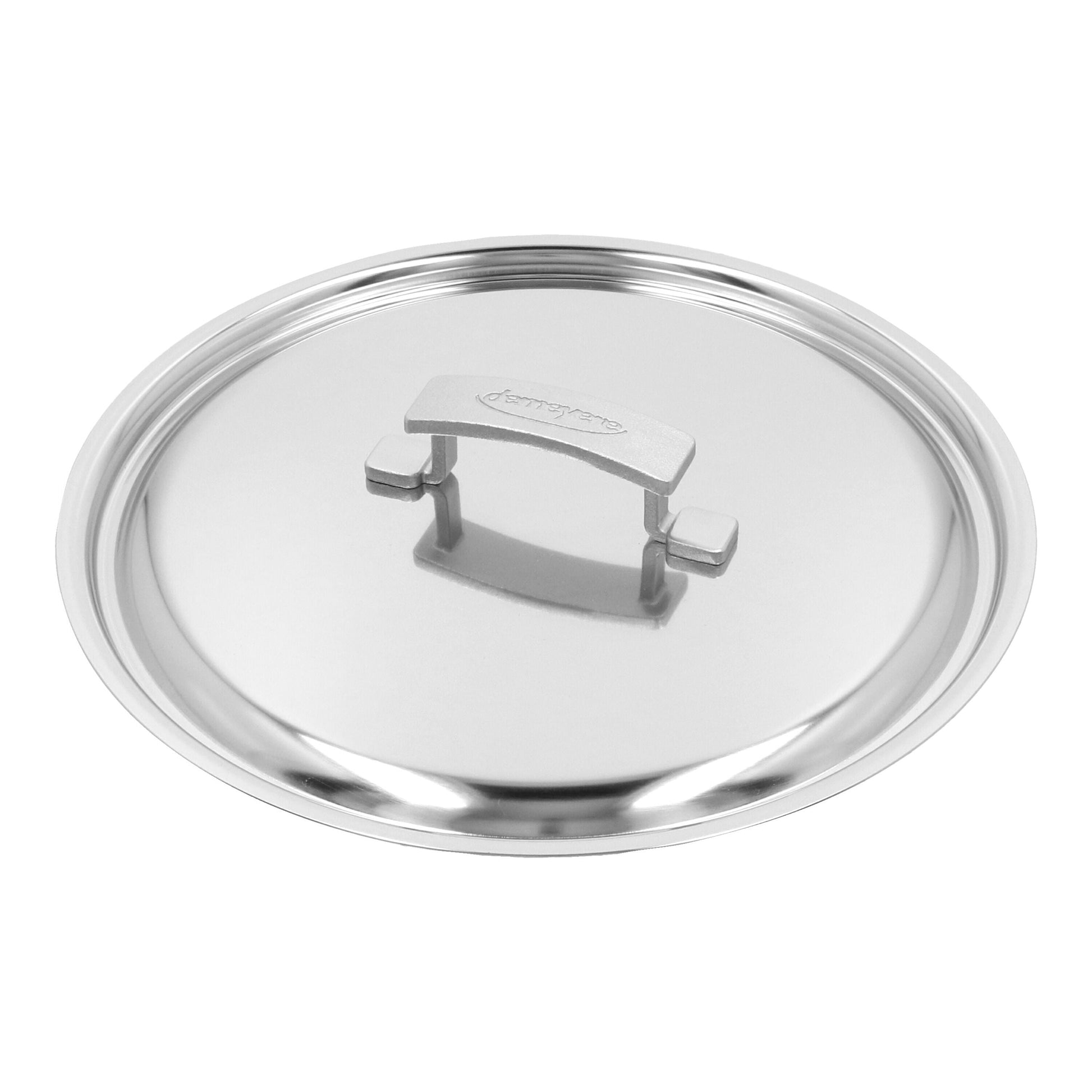 DEMEYERE Industry 5 28 cm 18/10 Stainless Steel Saute Pan With Lid-Saucepan-DECOROLALA
