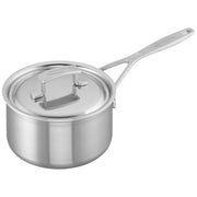 DEMEYERE Industry 5 3 L 18/10 Stainless Steel Round Sauce Pan With Lid, Silver-n/a-DECOROLALA