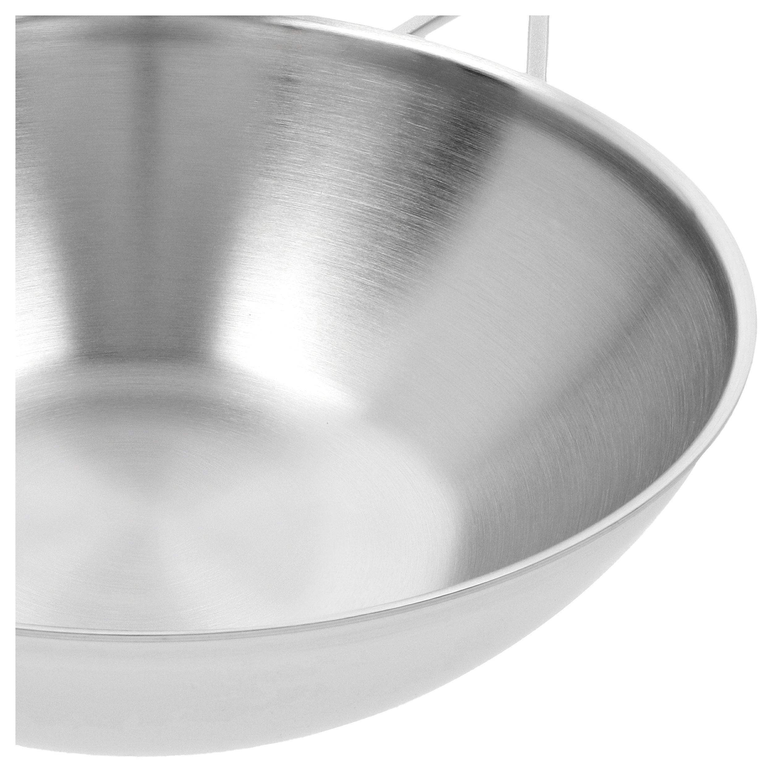 DEMEYERE Industry 5 30 cm / 12 inch 18/10 Stainless Steel Wok Flat Bottom-Wok-DECOROLALA