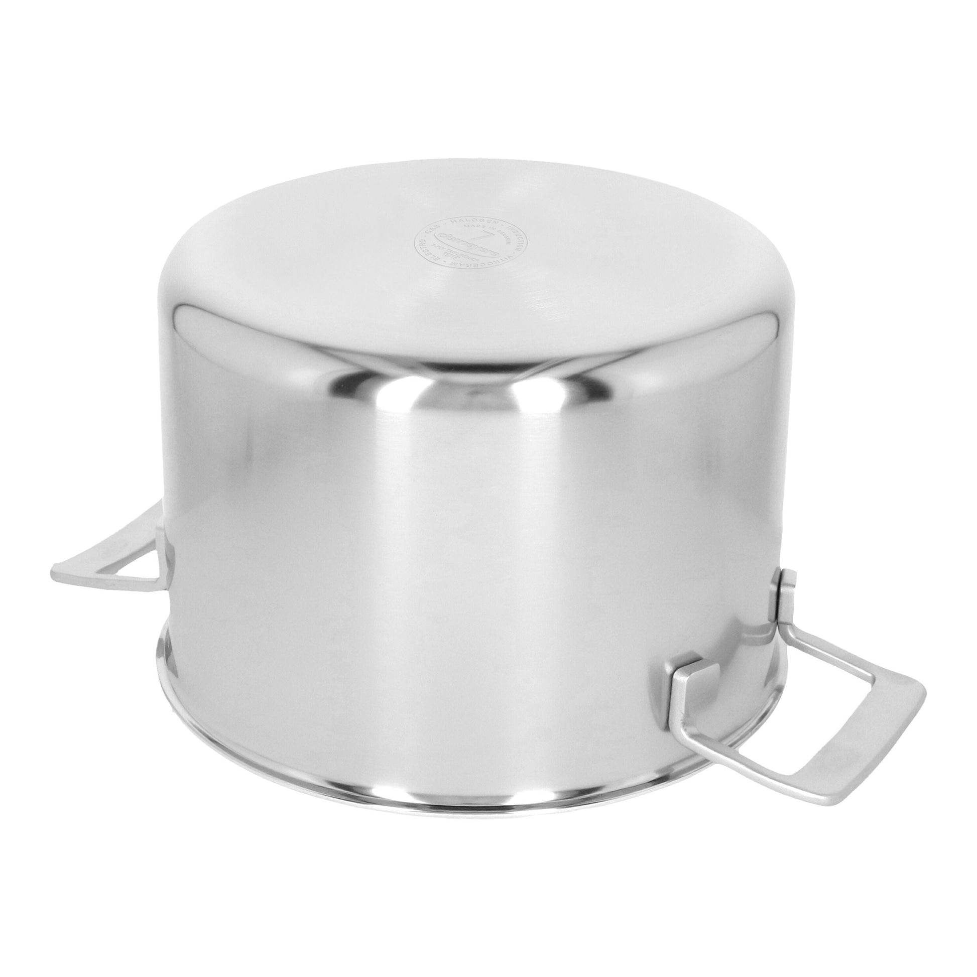 DEMEYERE Industry 5 8 L 18/10 Stainless Steel Stock Pot With Lid-Stock Pot-DECOROLALA