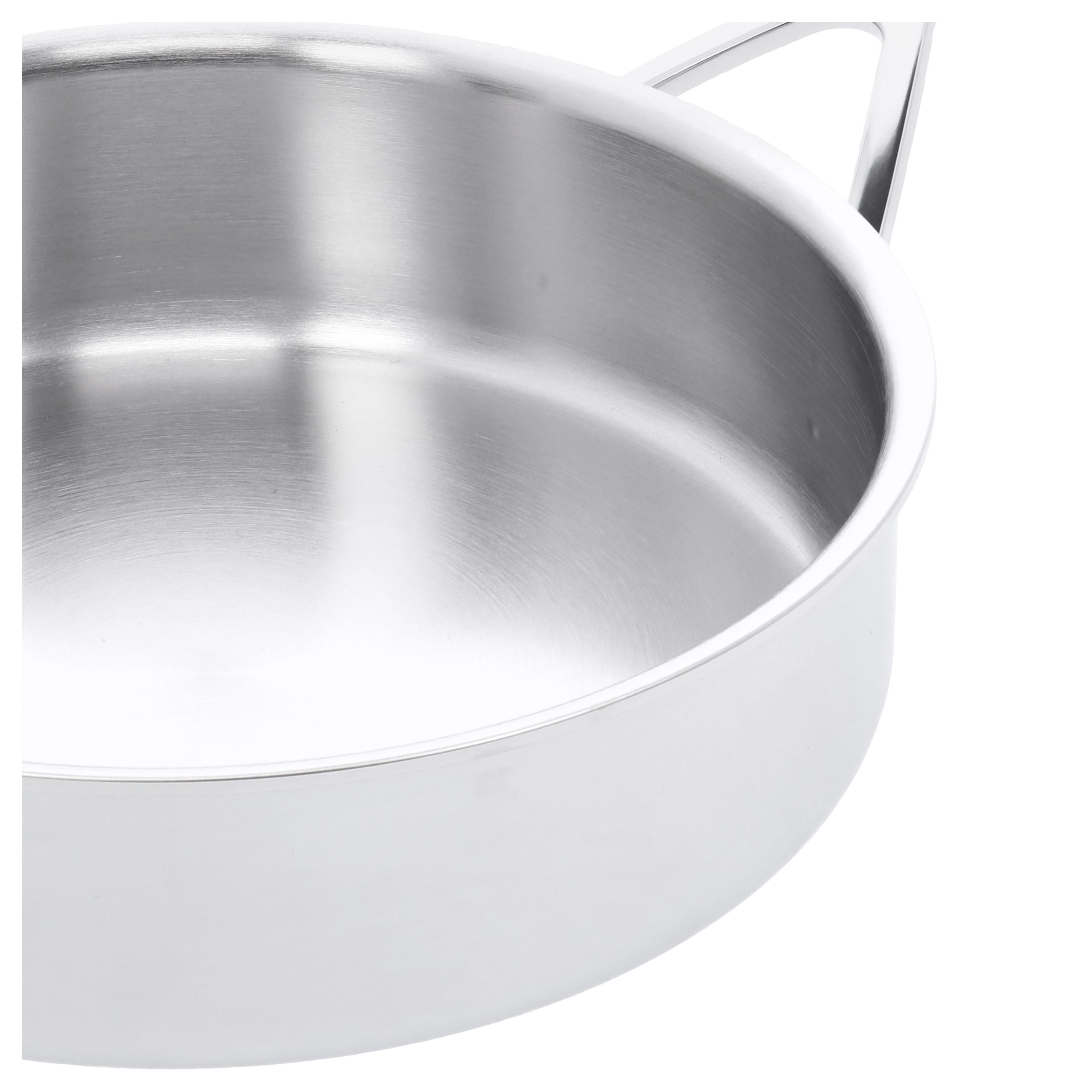 DEMEYERE Intense 5 24 cm 18/10 Stainless Steel Saute Pan With Lid-n/a-DECOROLALA