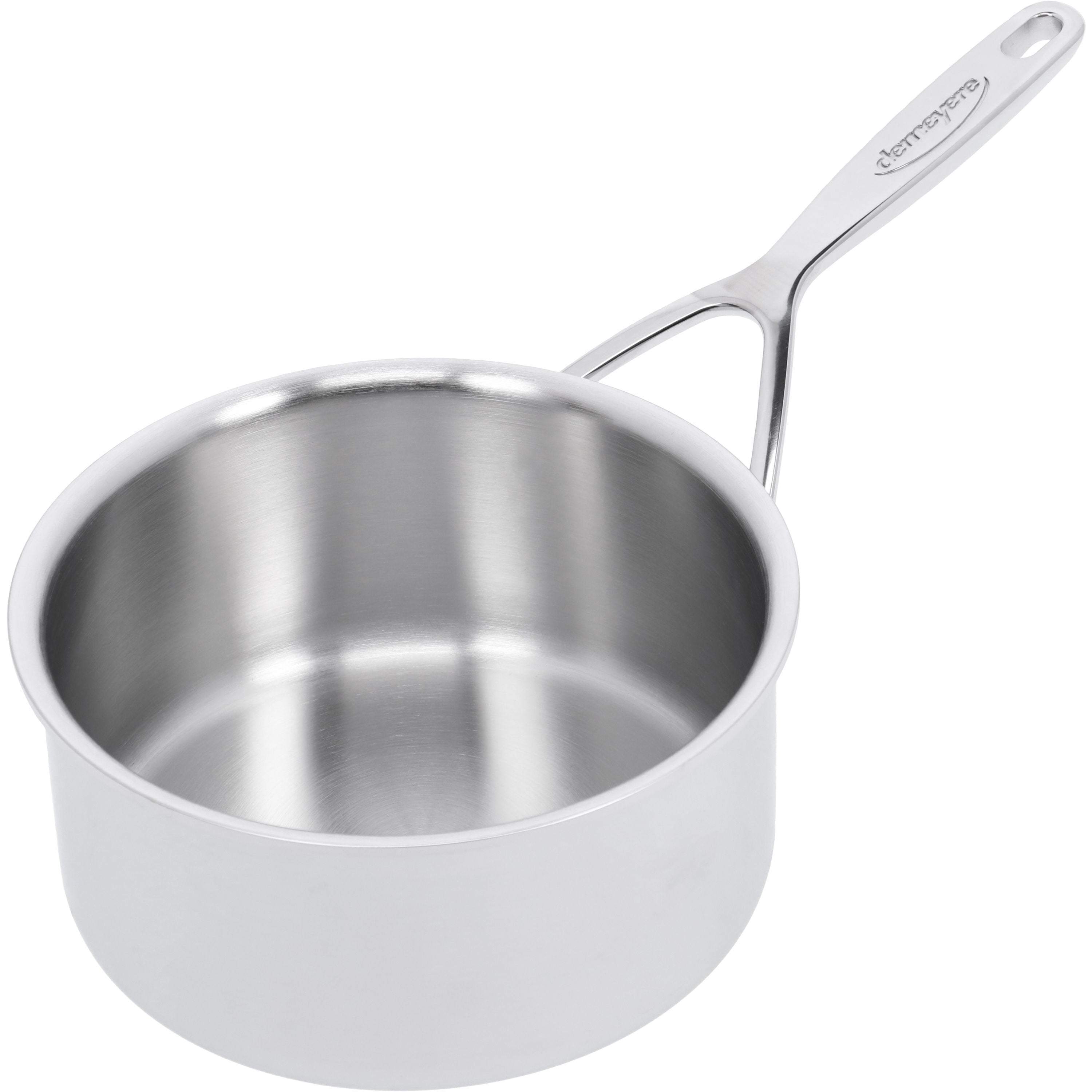 DEMEYERE Intense 5 2.2 L 18/10 Stainless Steel Round Sauce Pan Without Lid, Silver-n/a-DECOROLALA