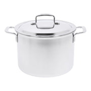 DEMEYERE Intense 5 8 L 18/10 Stainless Steel Stock Pot With Double Walled Lid-n/a-DECOROLALA