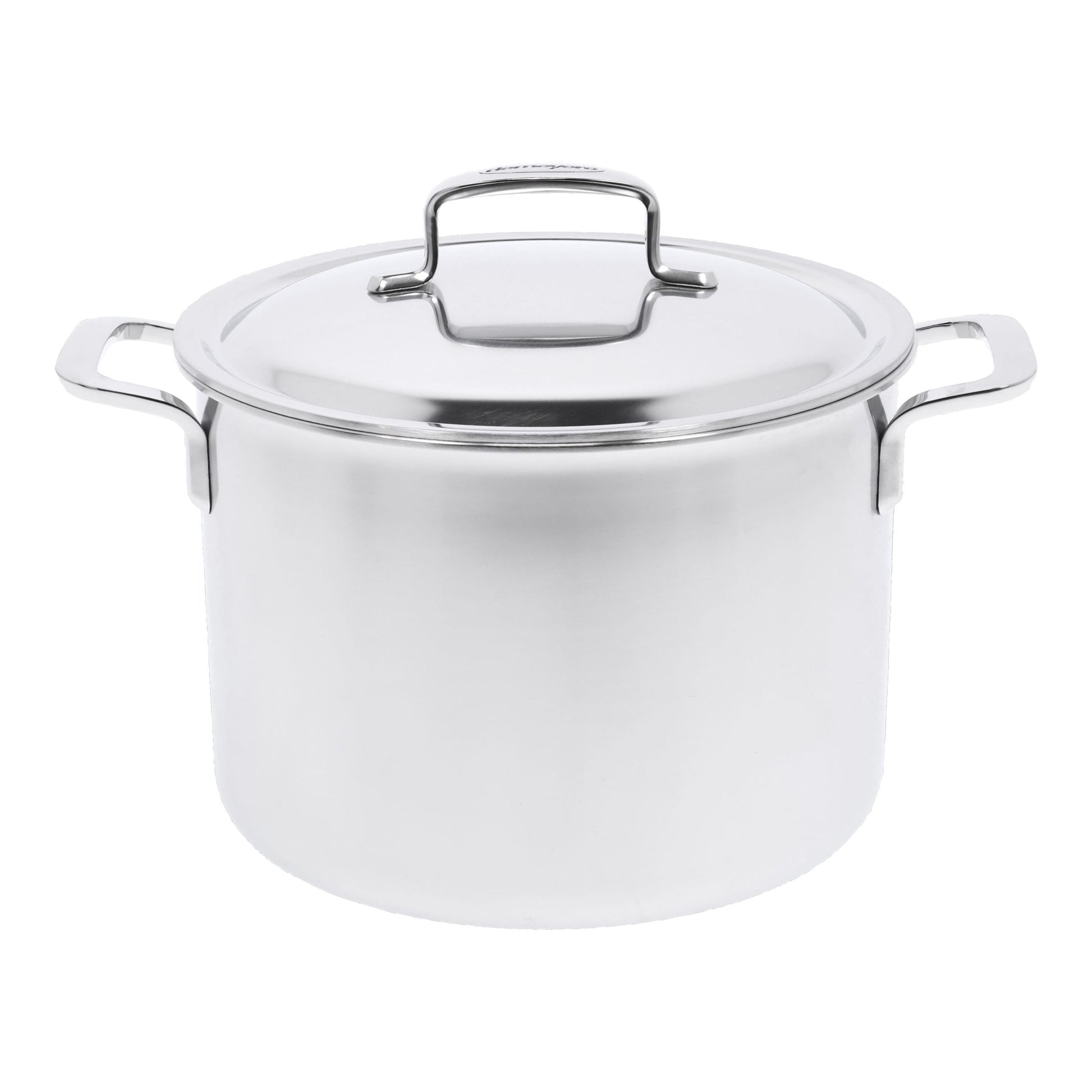 DEMEYERE Intense 5 8 L 18/10 Stainless Steel Stock Pot With Double Walled Lid-n/a-DECOROLALA