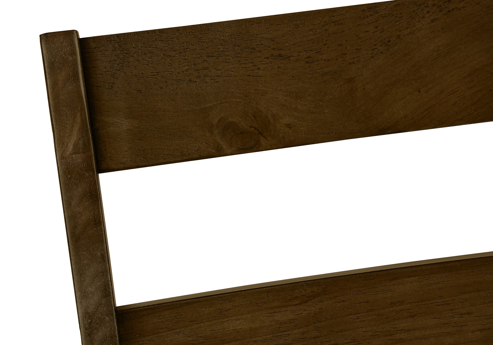 DINING CHAIR - 2PCS / 37"H BROWN WALNUT / BROWN FABRIC-Dining Chair-DECOROLALA