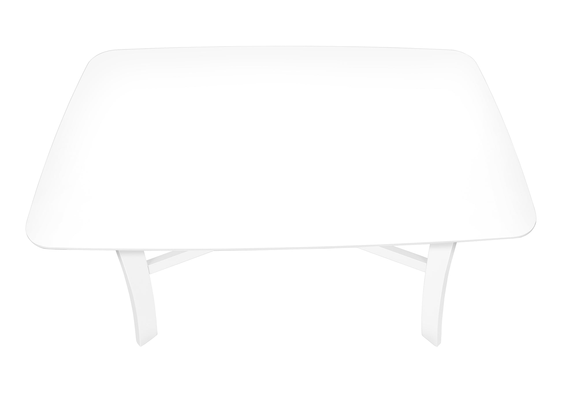 DINING TABLE - 36"X 48" / WHITE VENEER TOP-Dining Table-DECOROLALA