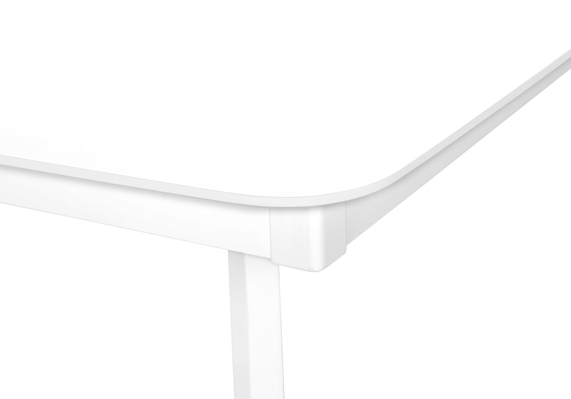 DINING TABLE - 36"X 48" / WHITE VENEER TOP-Dining Table-DECOROLALA